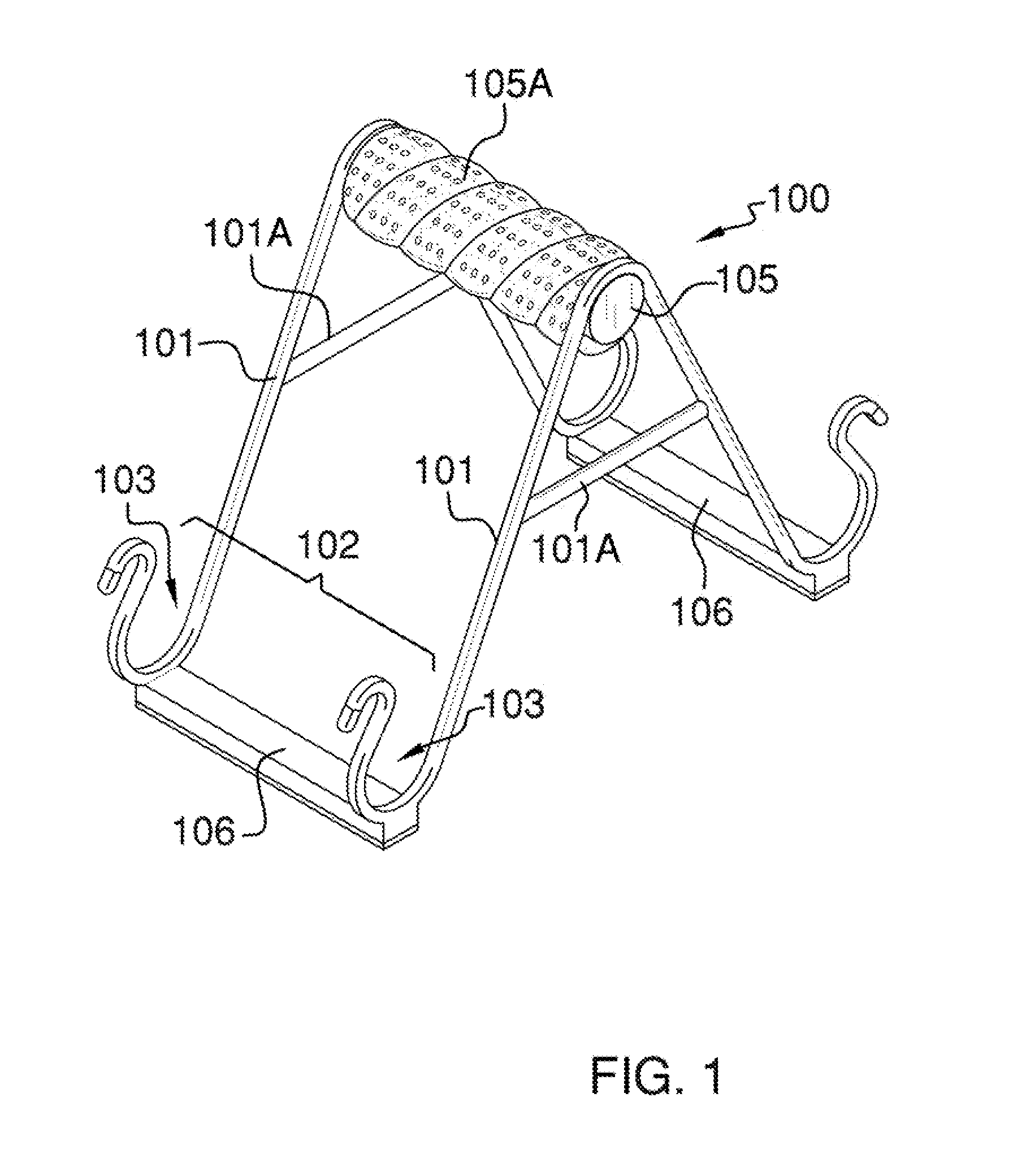 Push-up stand and dumbbell-supporting bracket