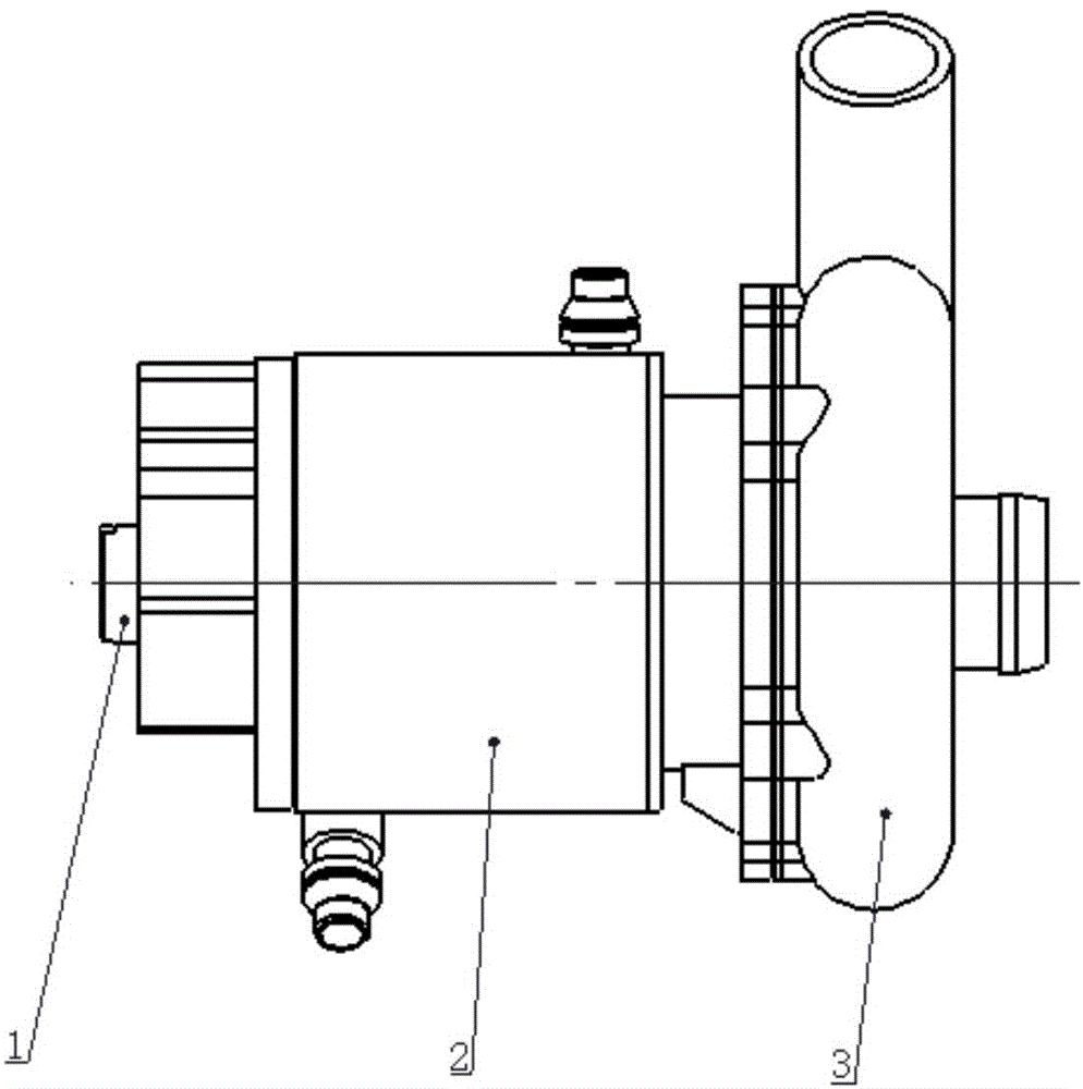 Air bearing compressor for fuel cell