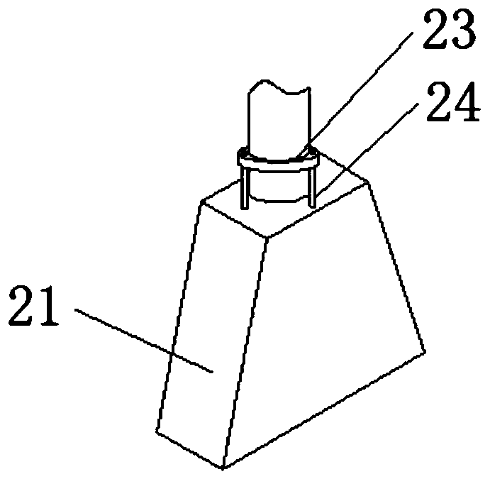 Scrap steel slope type hopper