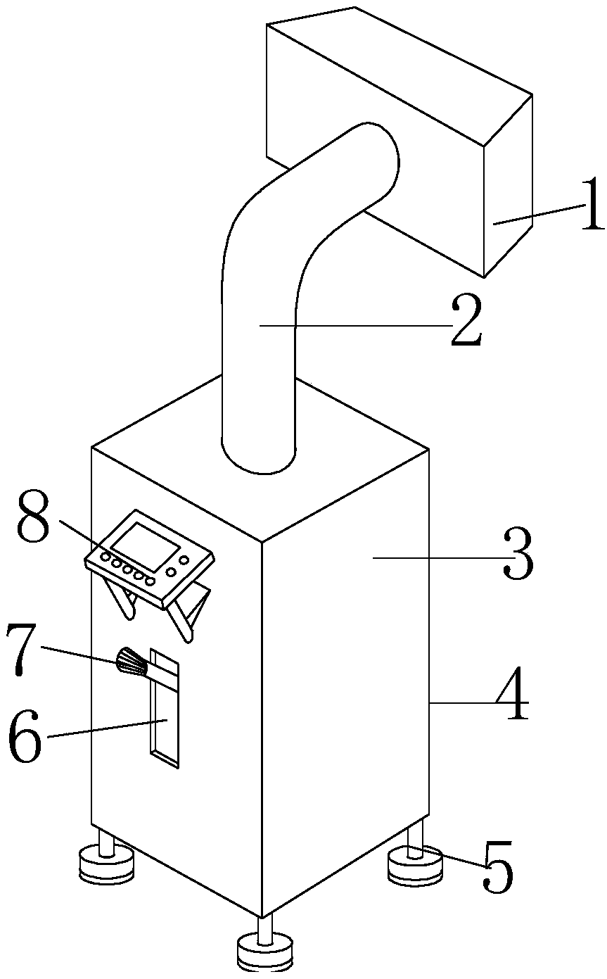 Small-sized ceramic tile plastic-wood composite board fast installing and detaching machine