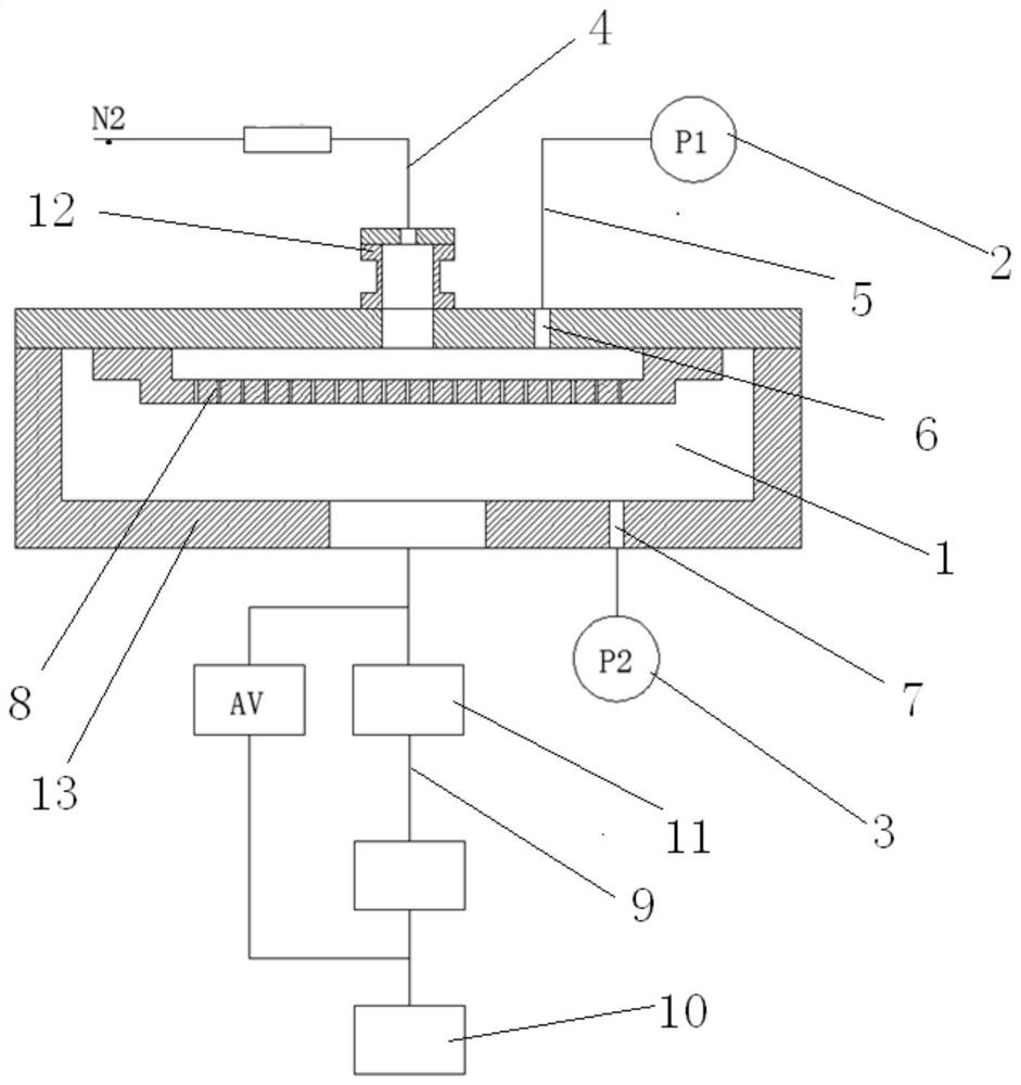 Equipment for detecting flow resistance of spraying plate and detection method