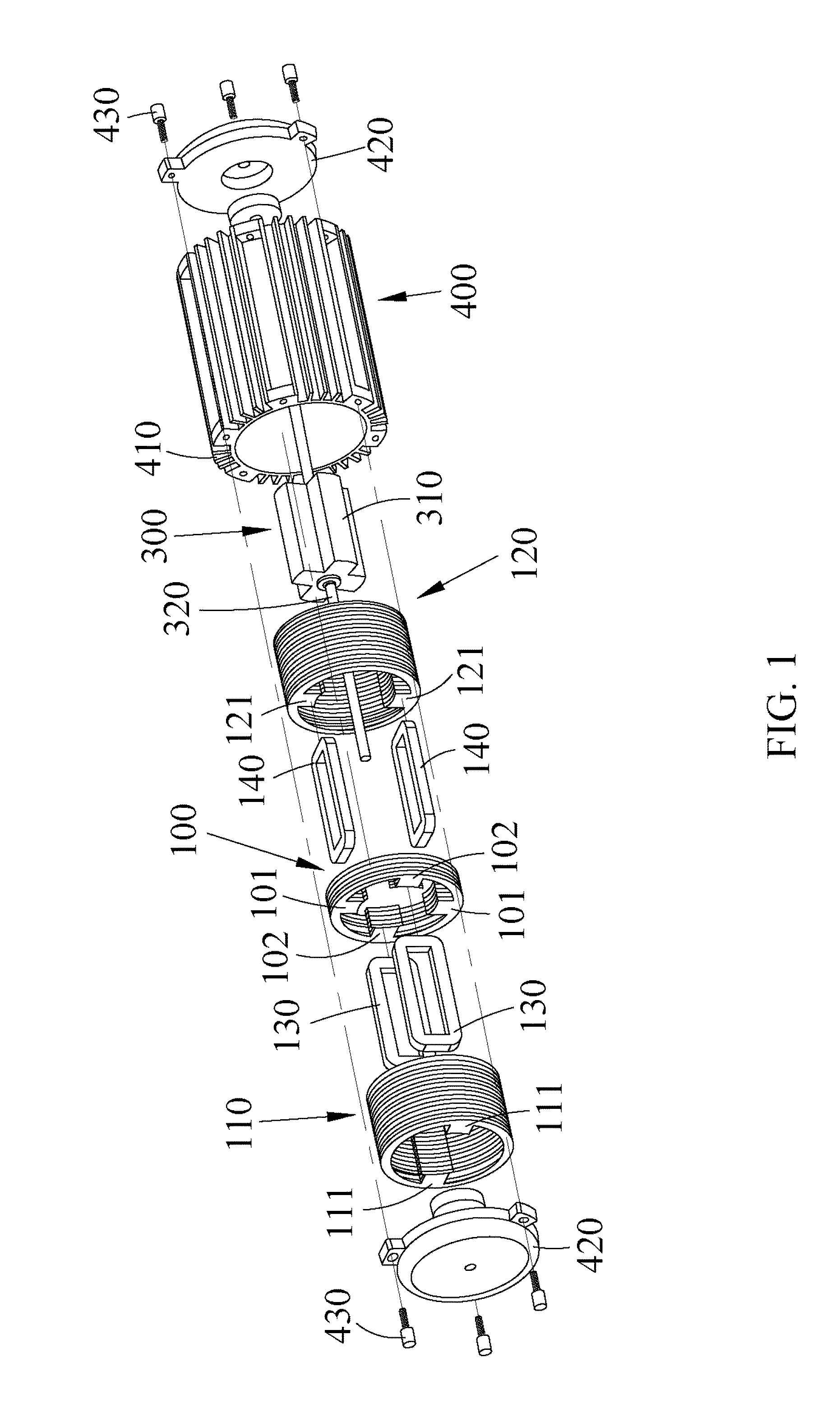 Salient-pole type linear motor and reciprocal double piston compressor with salient-pole type linear motor