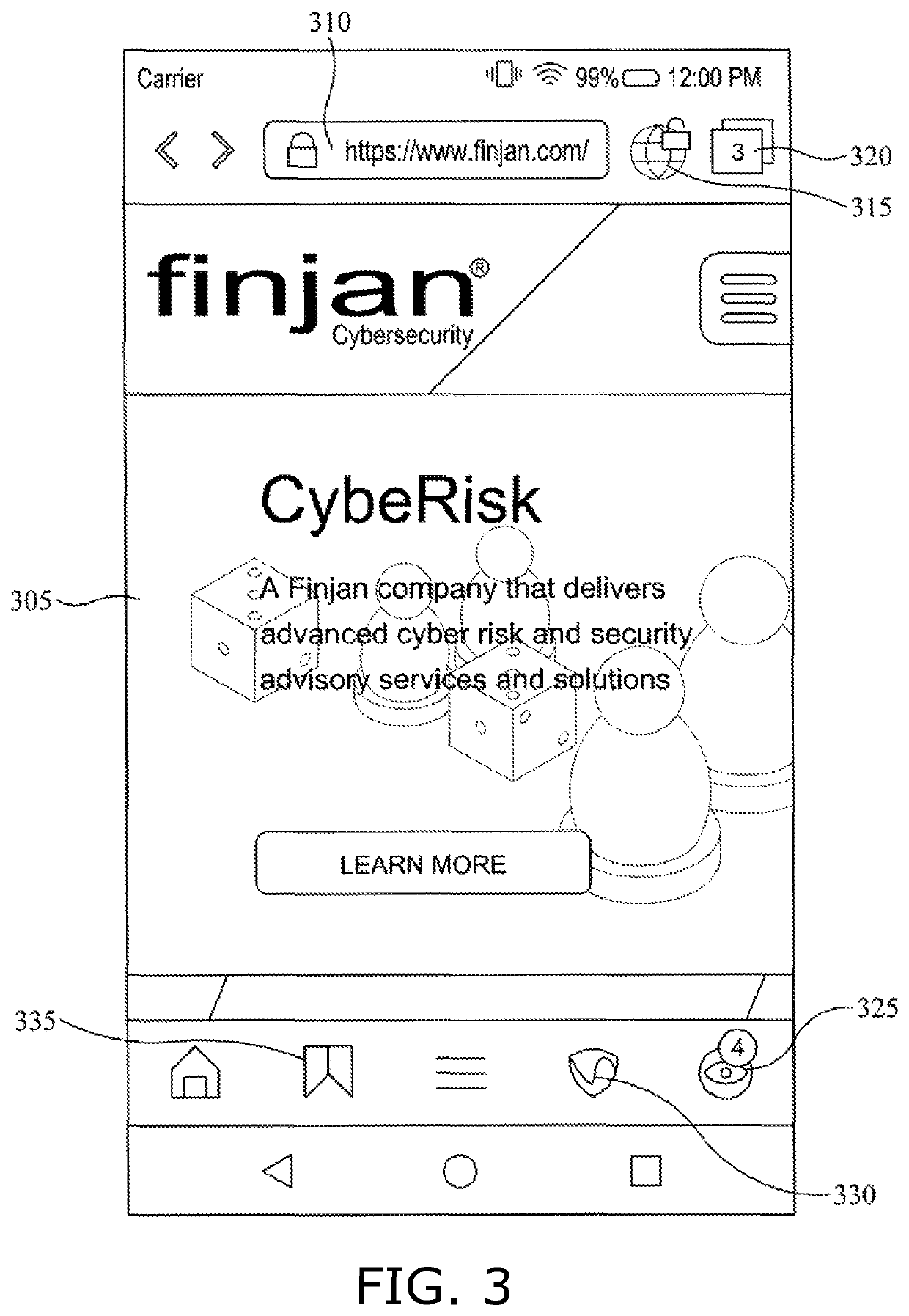 Secure and private mobile web browser