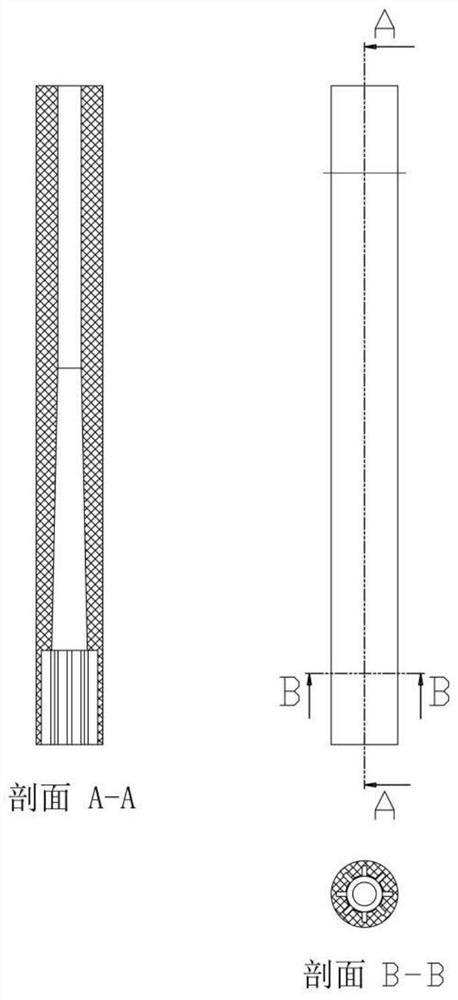 Epoxy composite propellant, preparation method and application thereof