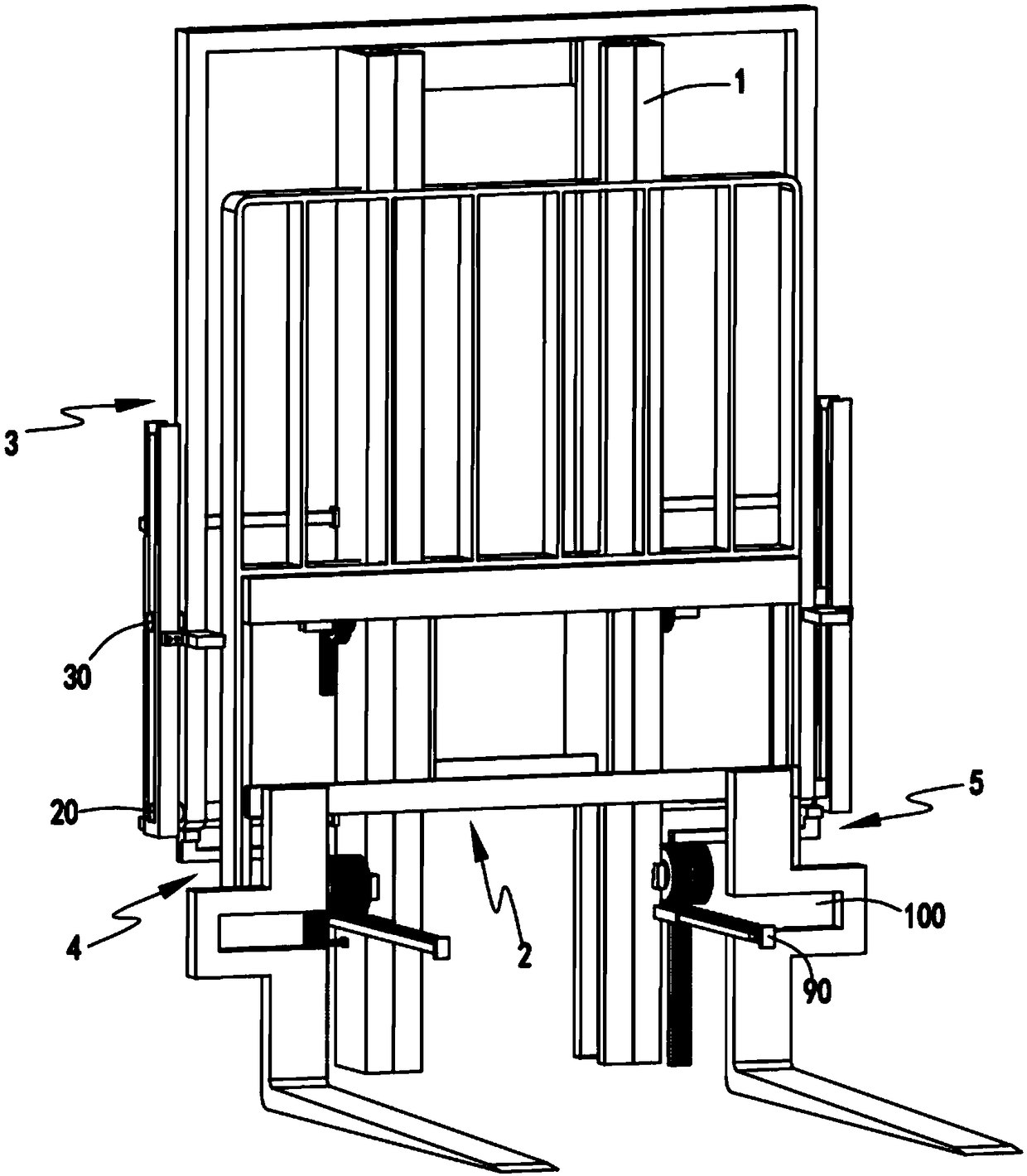Portal assembly having protection function