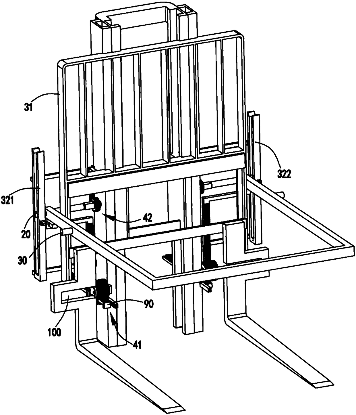 Portal assembly having protection function