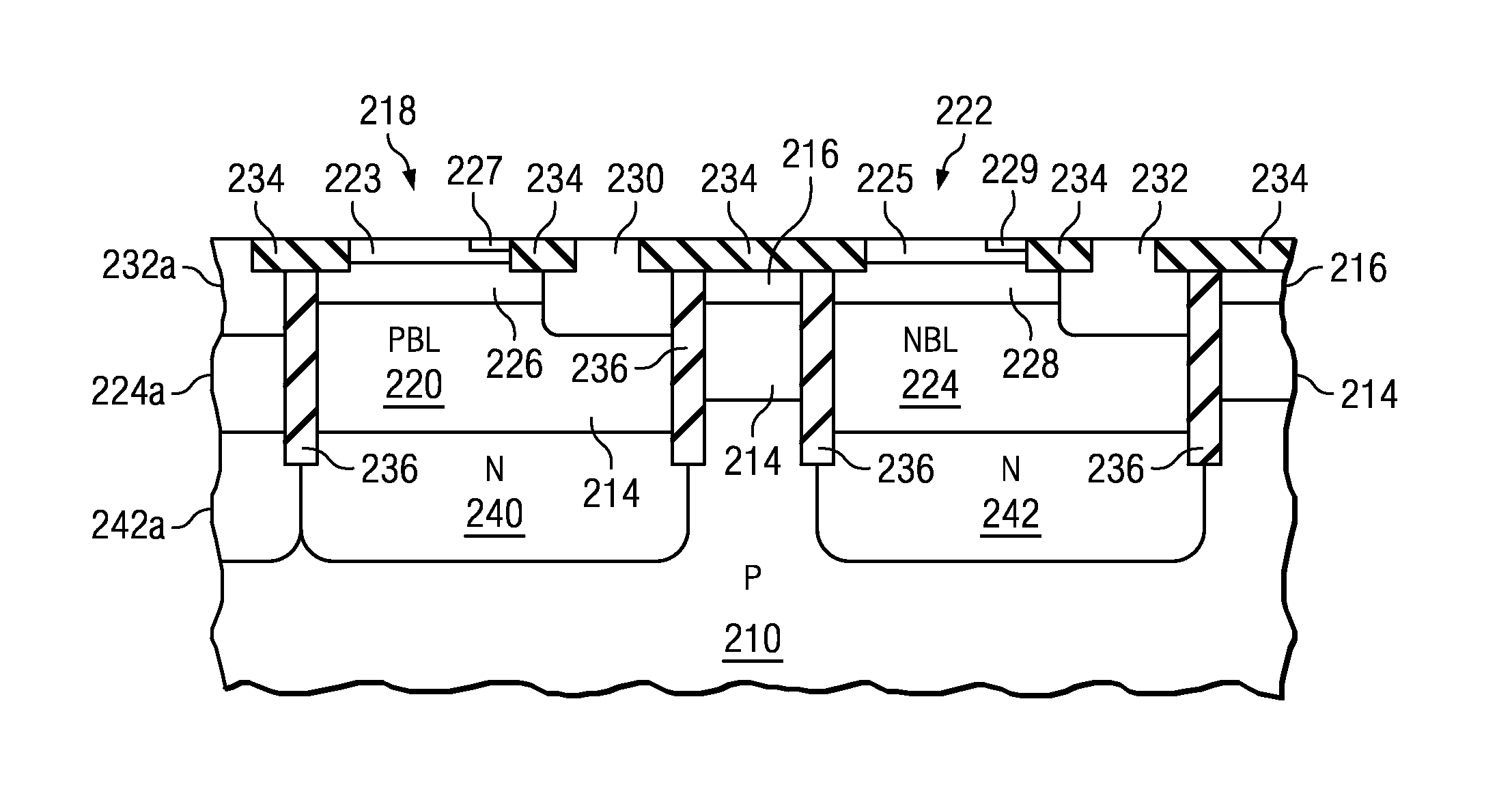 Method for fabricating isolated integrated semiconductor structures