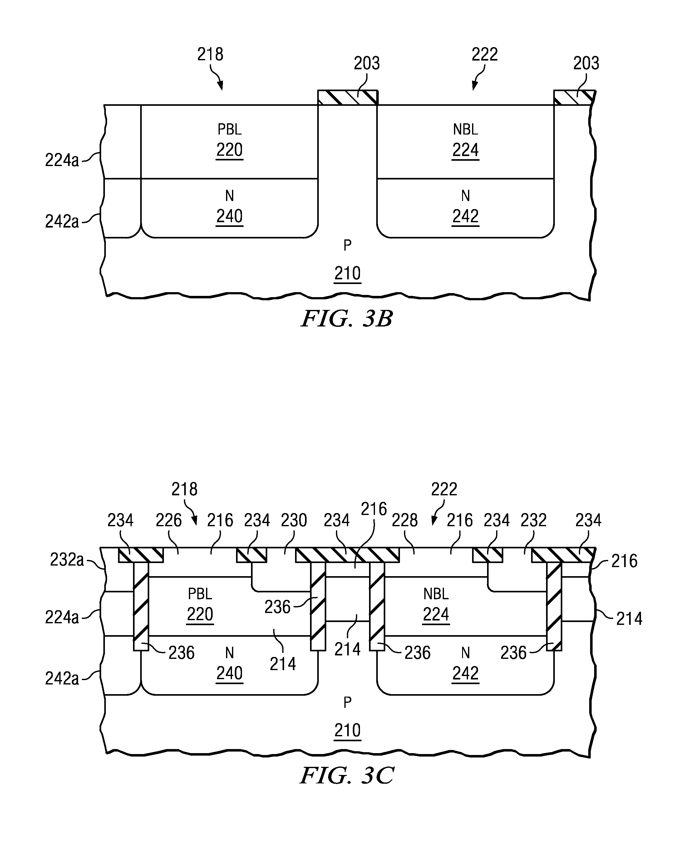 Method for fabricating isolated integrated semiconductor structures