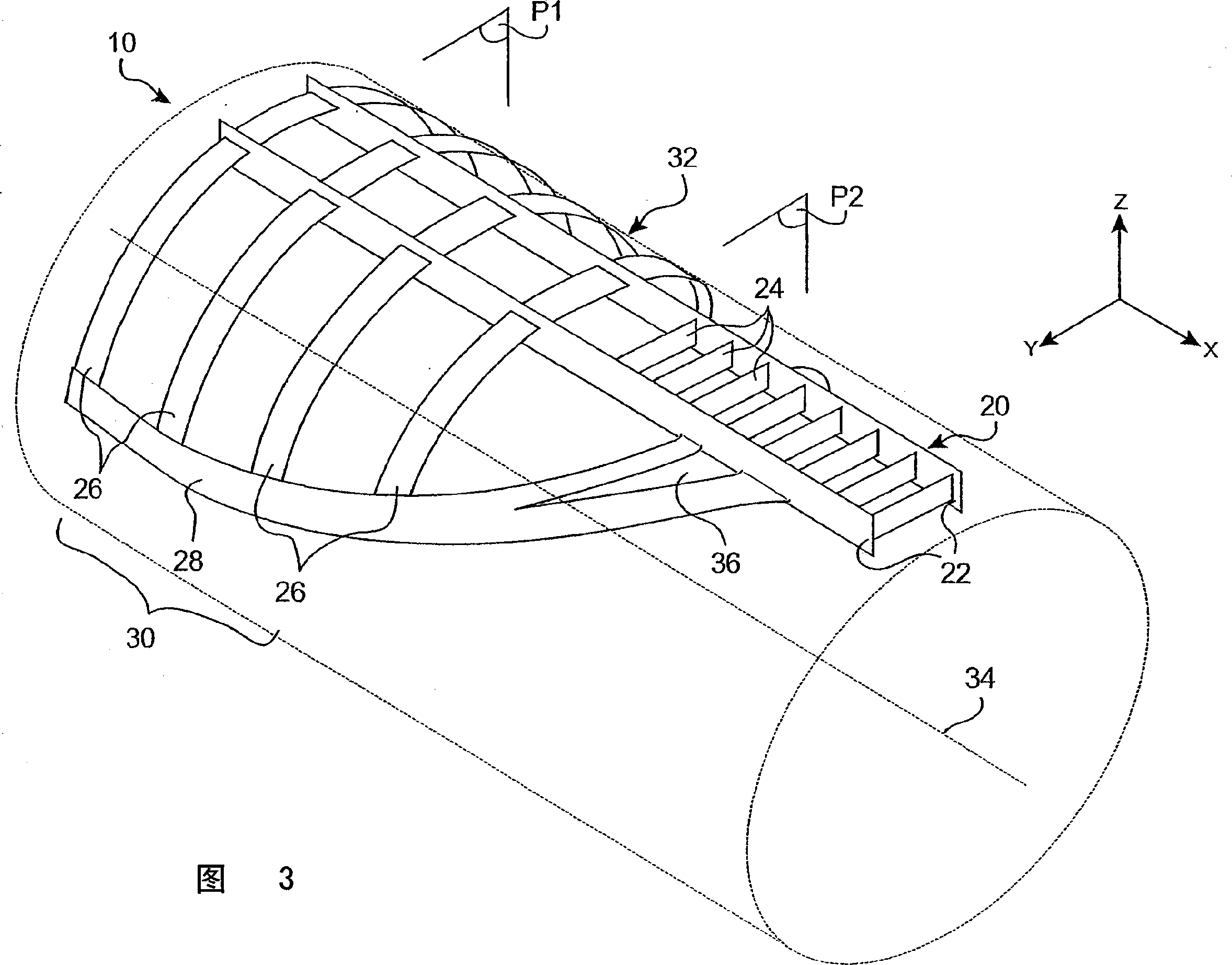 Turbojet pylon for aircraft