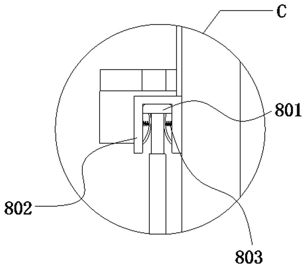 Production process and stirring and mixing device for glass fiber partition plate of storage battery