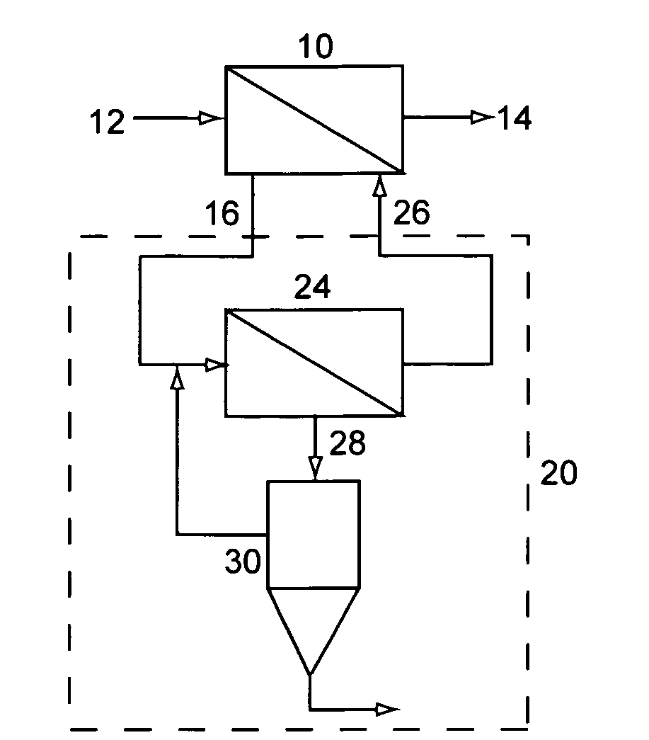 Brine treatment scaling control system and method