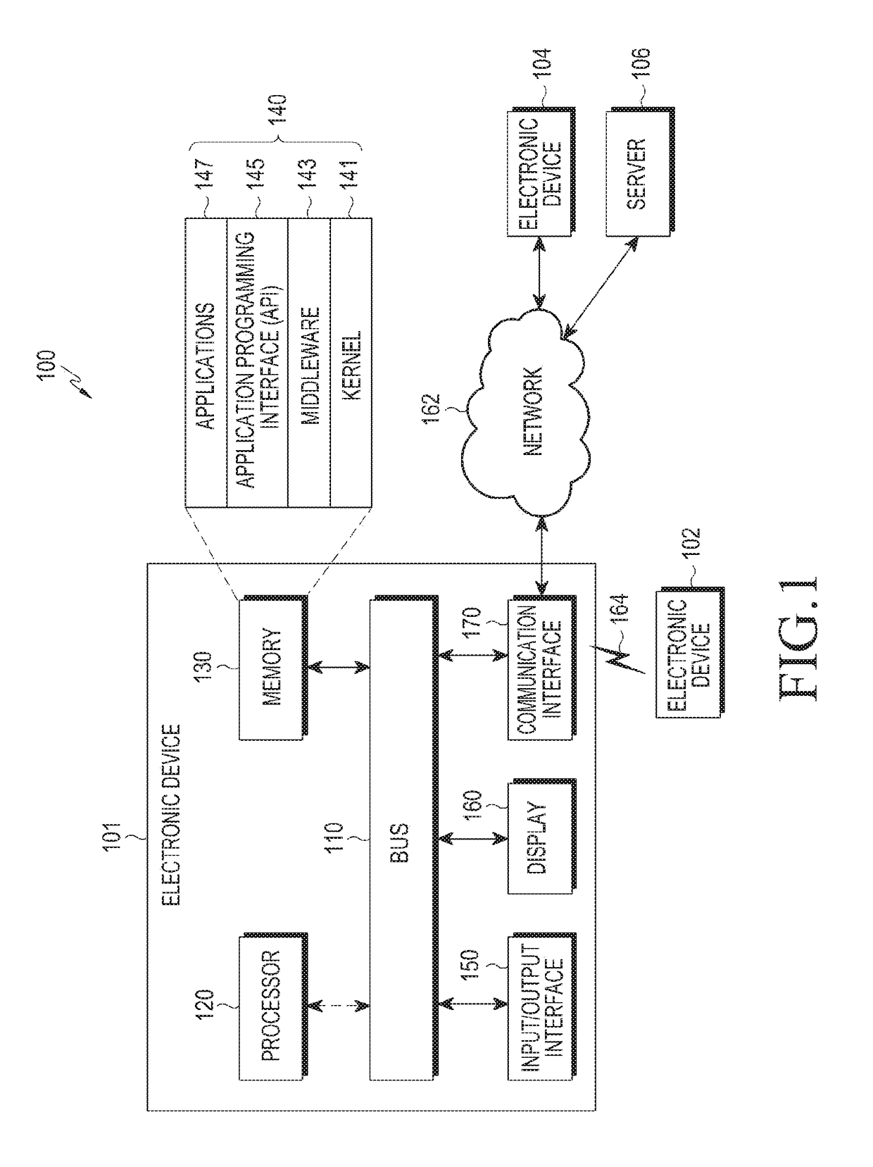 Electronic device and method for executing application or service