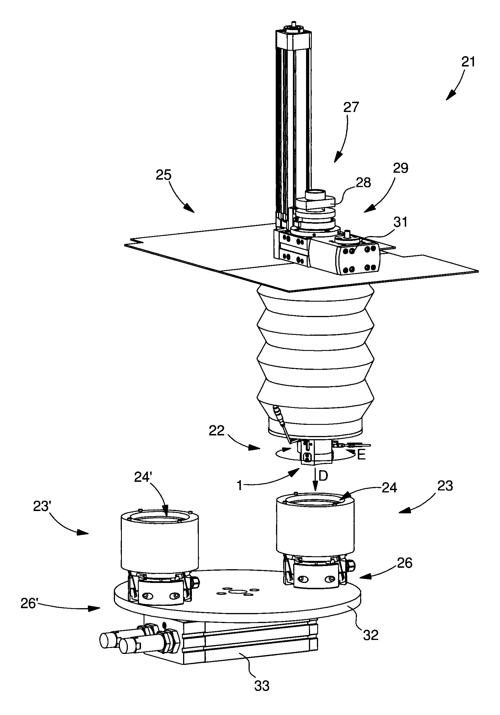 System of finishing a part formed of several materials