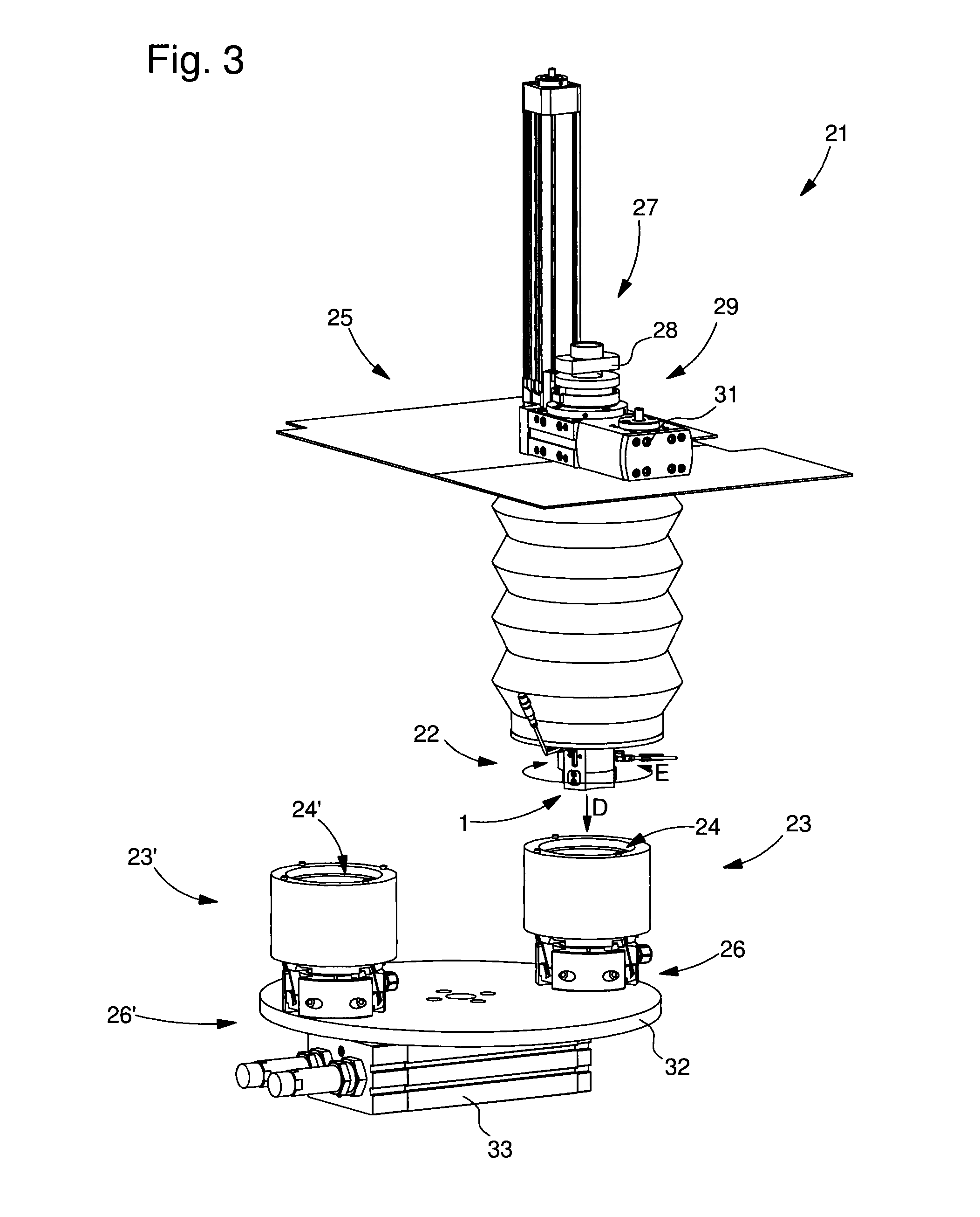 System of finishing a part formed of several materials