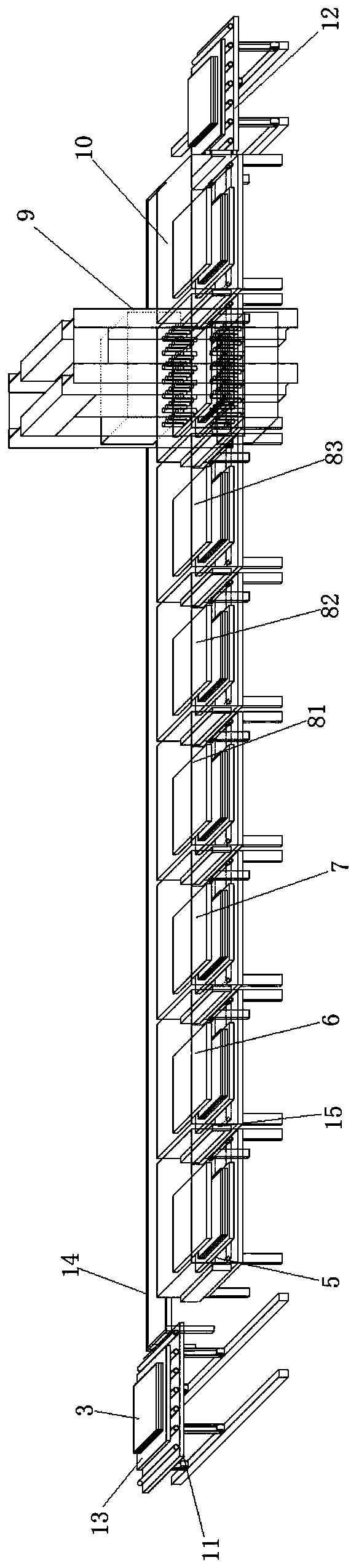 Sandwich glass hot-pressing method and device