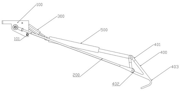 A kind of unmanned aerial vehicle arresting hook, control method and unmanned aerial vehicle