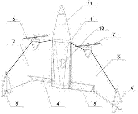 Aircraft control method and aircraft controlled therewith