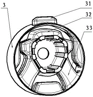 Rubber bushing type engine suspension