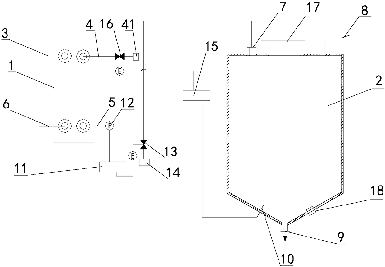 Device and method for suppressing turbidity of liquid maltitol