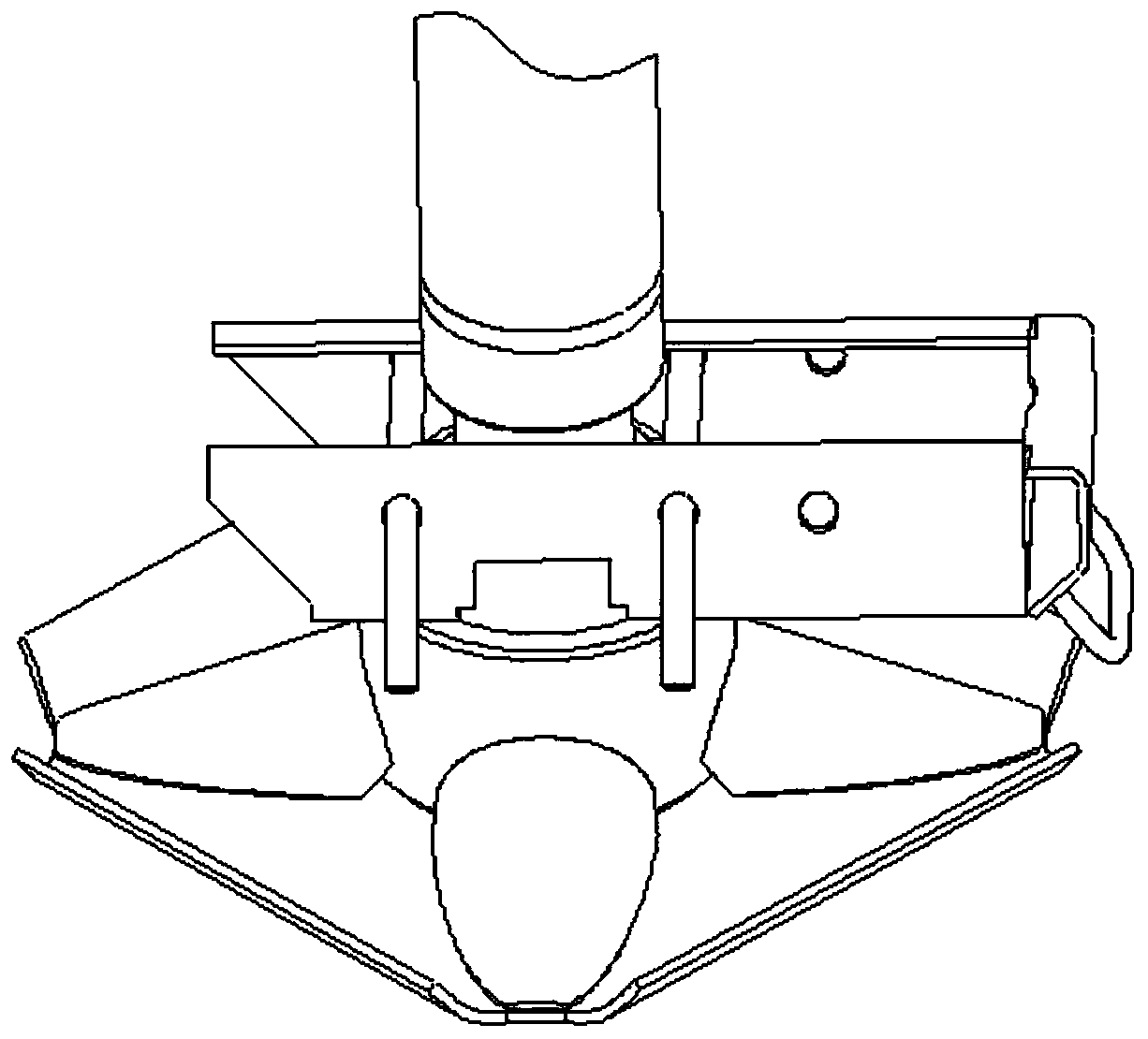 A foot plate and a crane for installing the foot plate