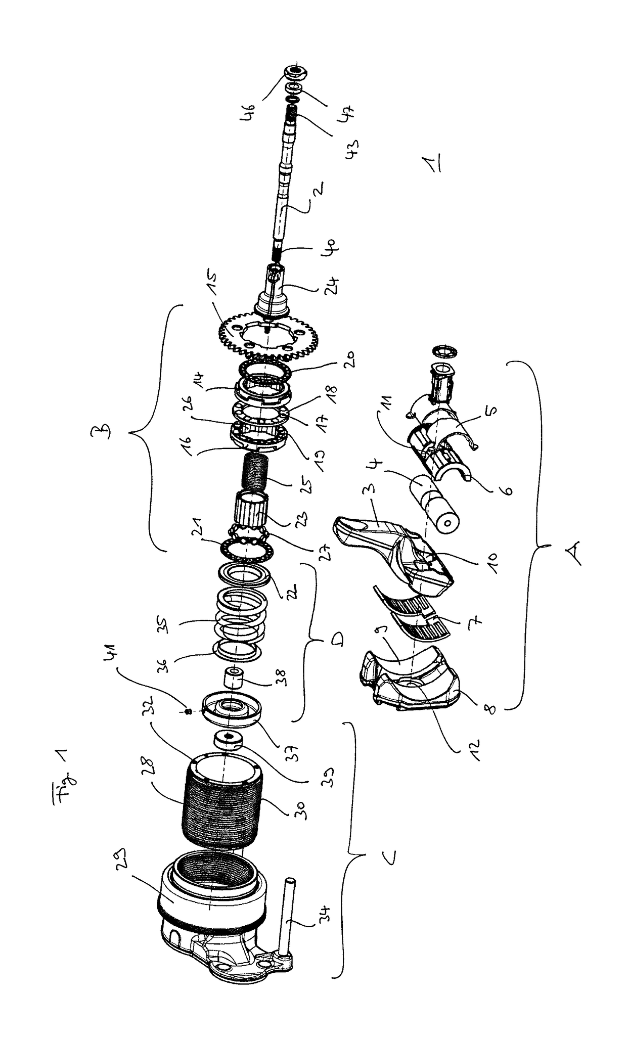 Disc brake and brake actuation mechanism for a disc brake