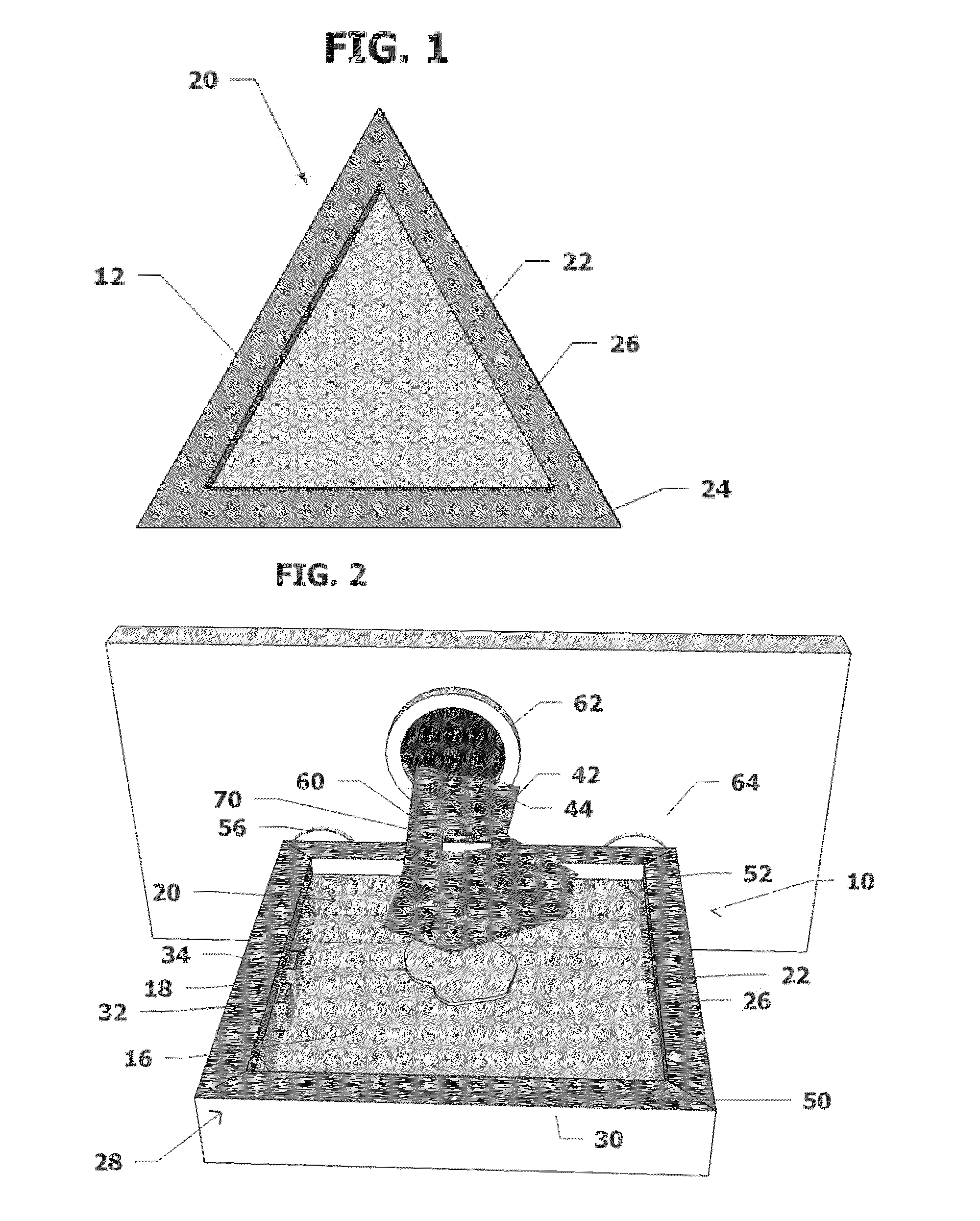 External Filtering and Absorbing Device for Use in a Local Containment Area