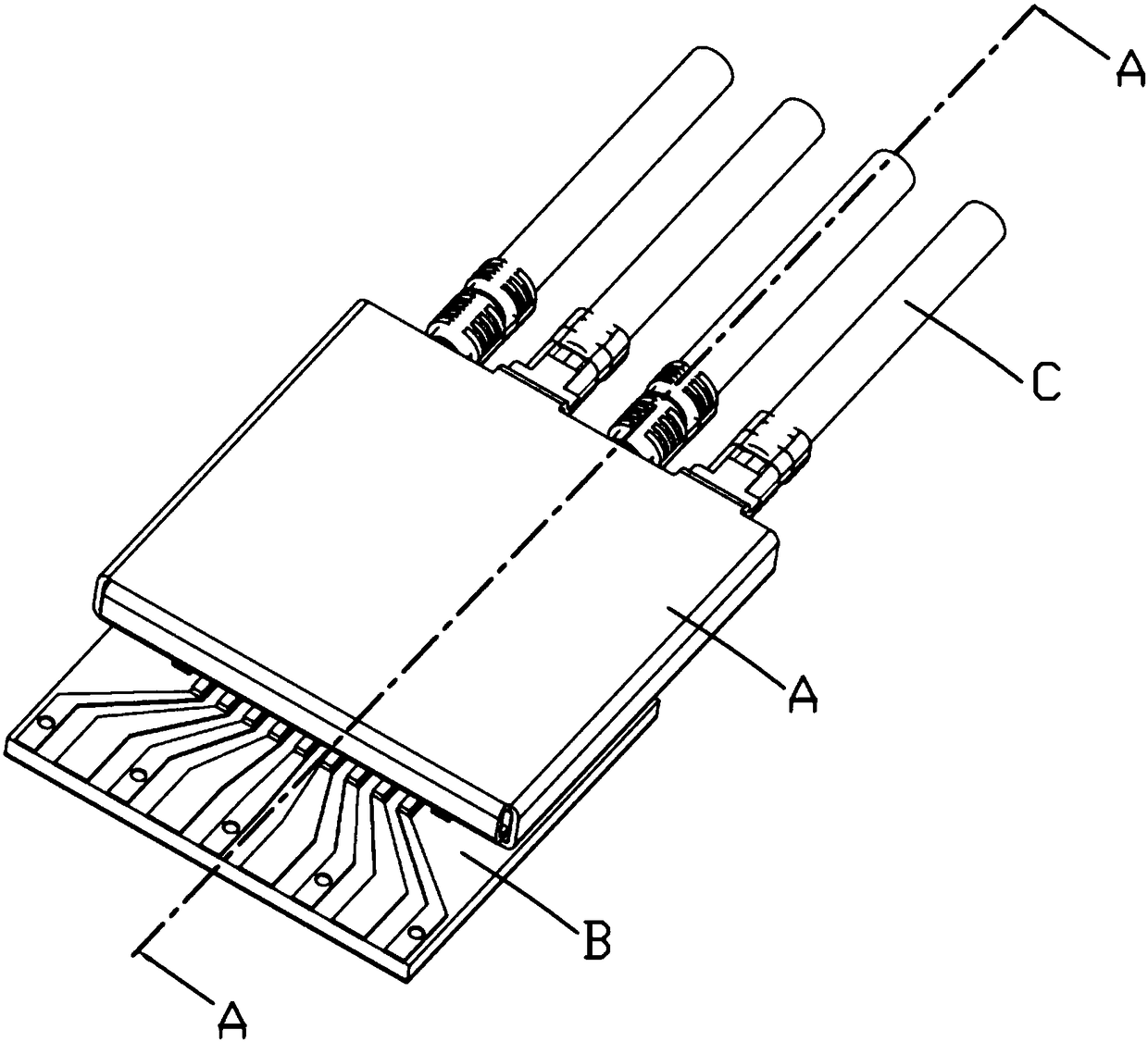 Board-to-board type RF plug, socket and connector assembly