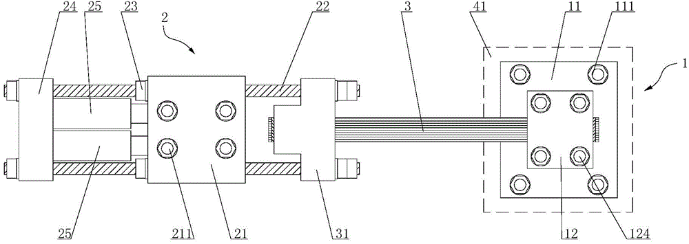 Tensioned anchorage device and using method of tensioned anchorage device