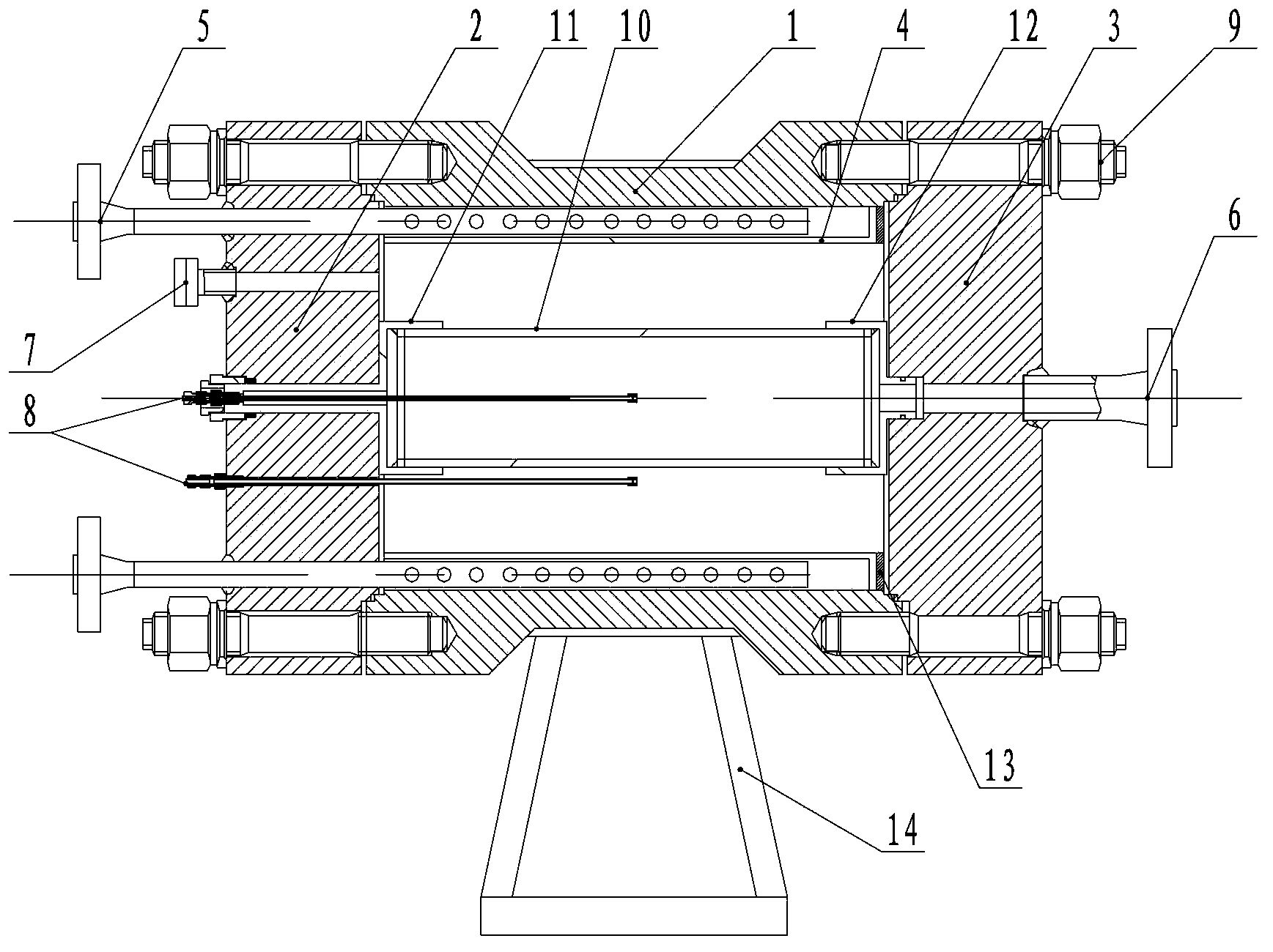 Evaluation device and method for sand controlling effect of screen pipe of horizontal well