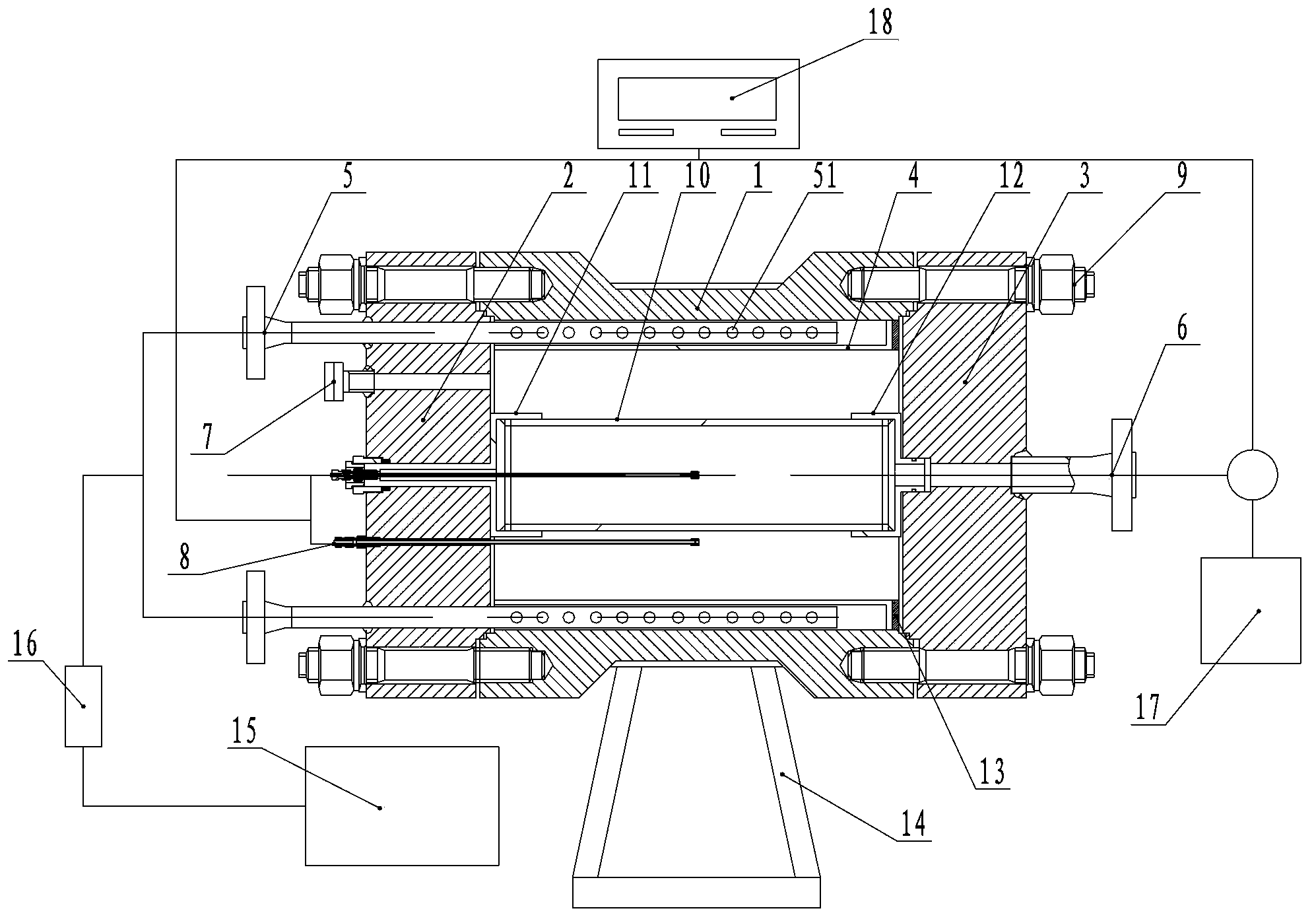 Evaluation device and method for sand controlling effect of screen pipe of horizontal well