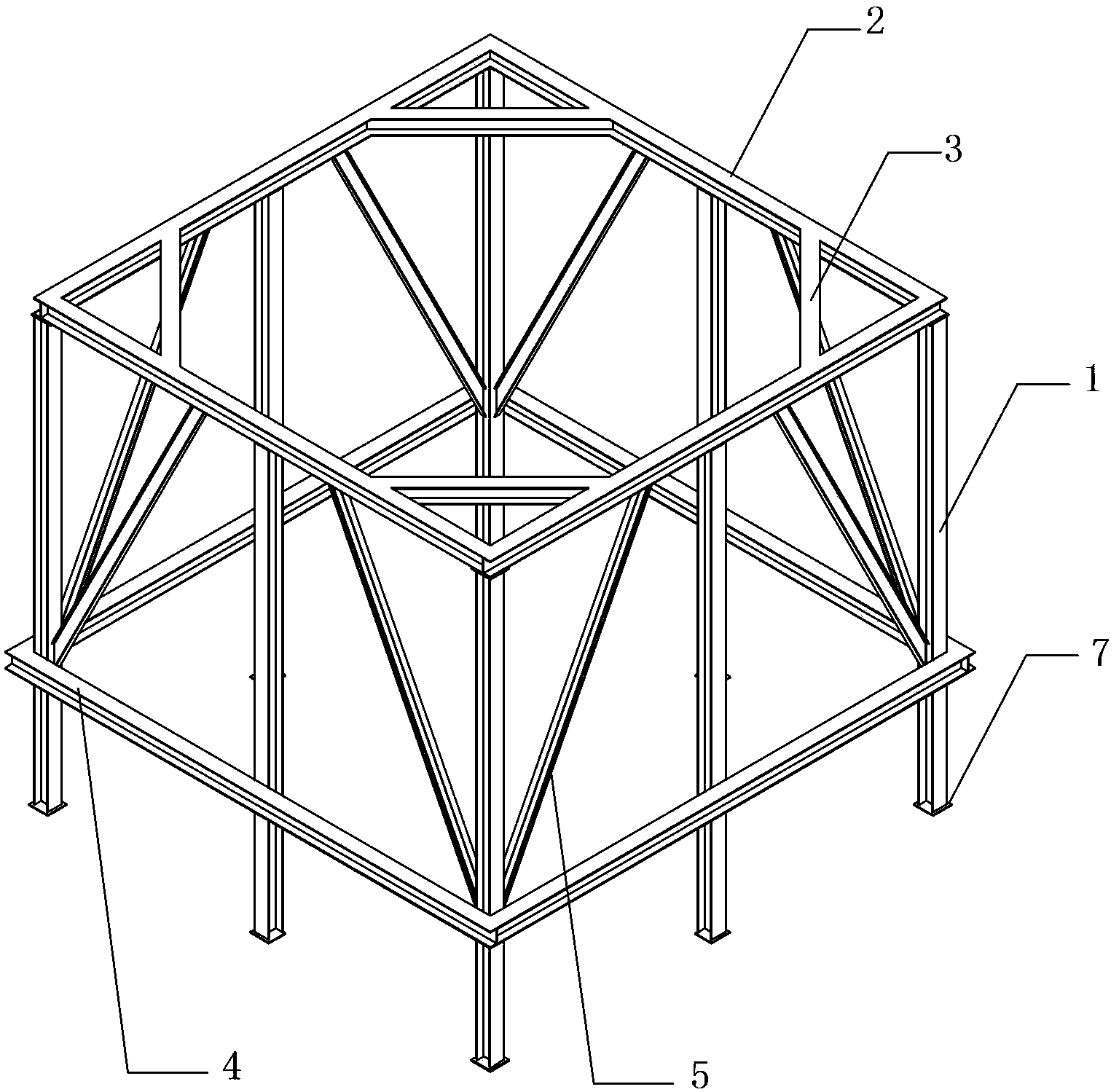 Installation machine and method for modular installation of upper end socket of settler