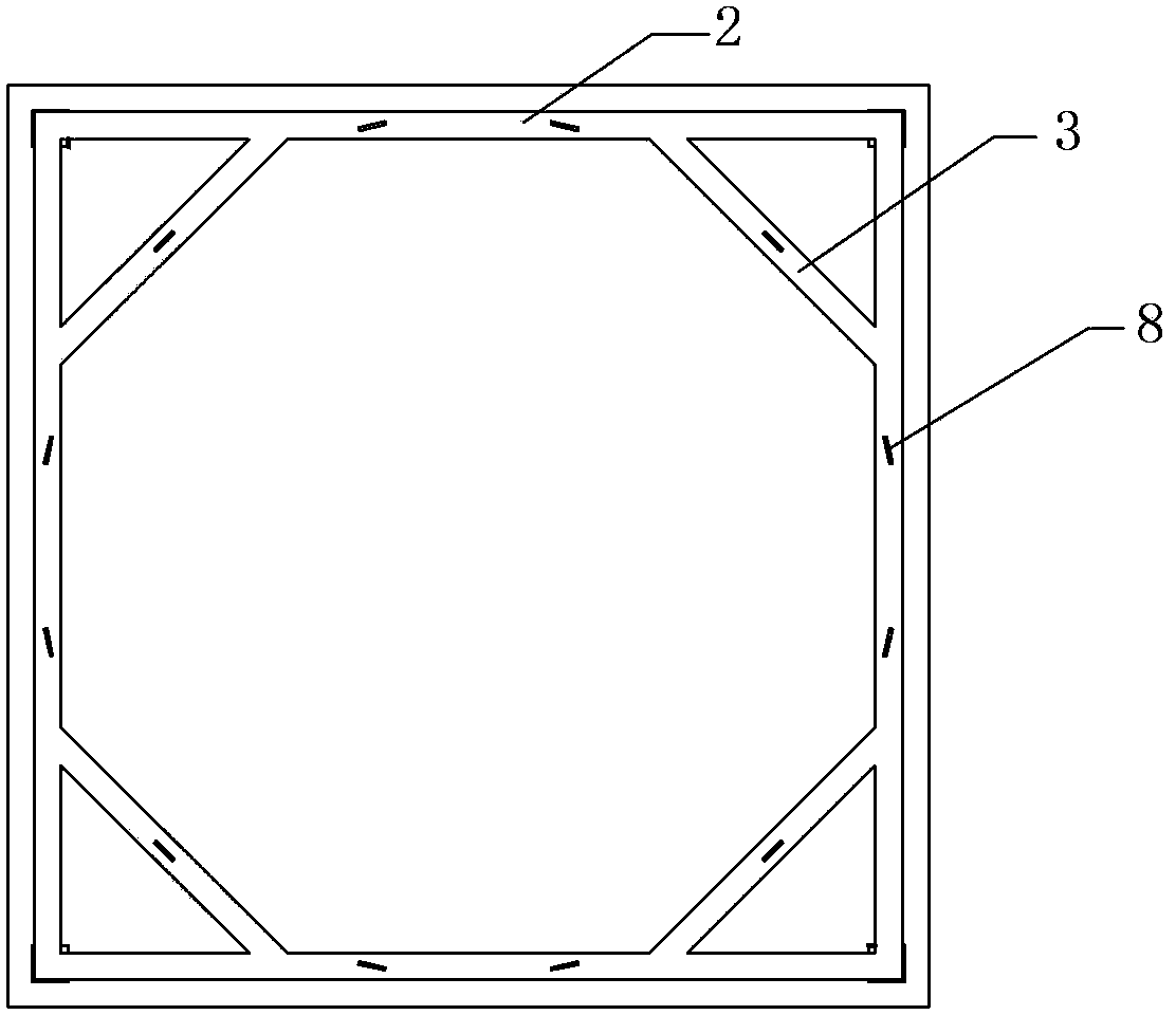 Installation machine and method for modular installation of upper end socket of settler