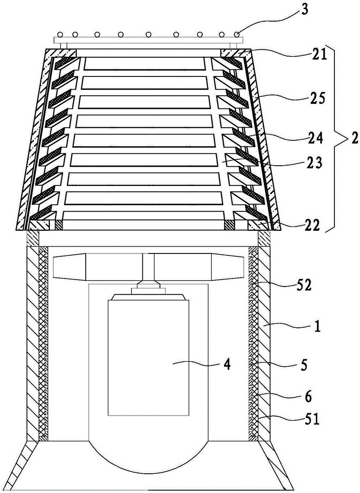 Wind barrel structure of spraying device