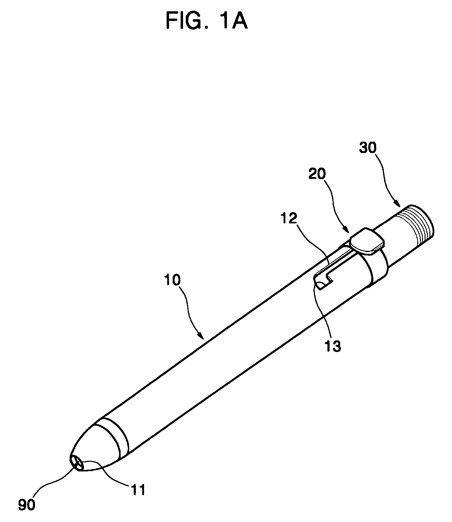 Slide-type writing instrument with a dry prevention unit