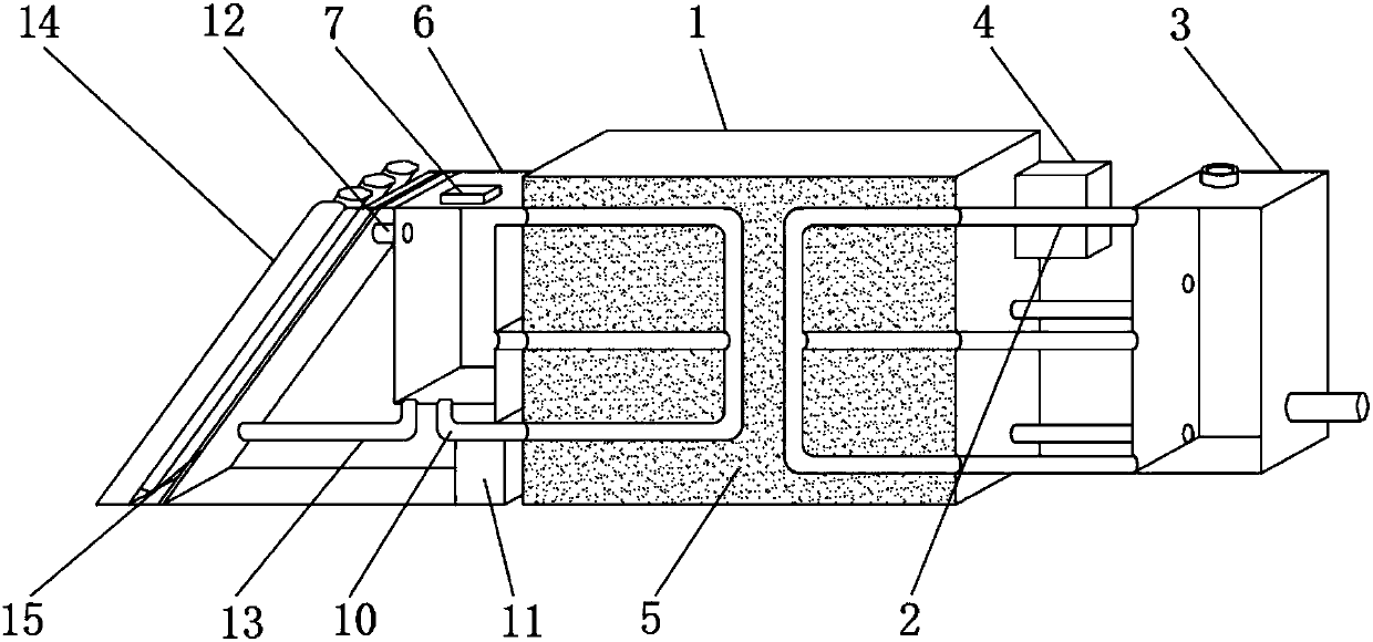 Green and environment-friendly heat storage device based on photovoltaic solar energy