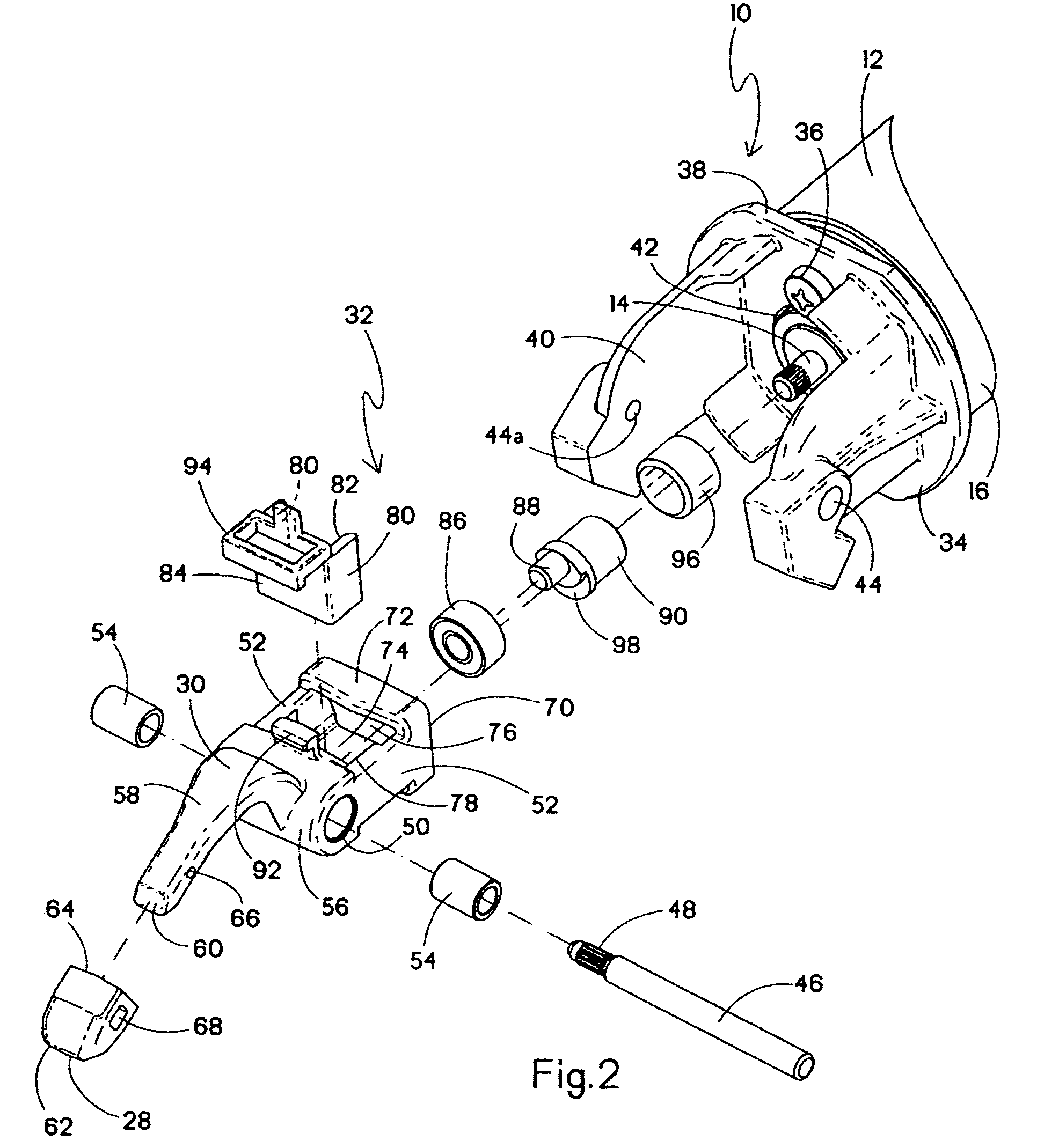 Rotary motor clipper with linear drive system
