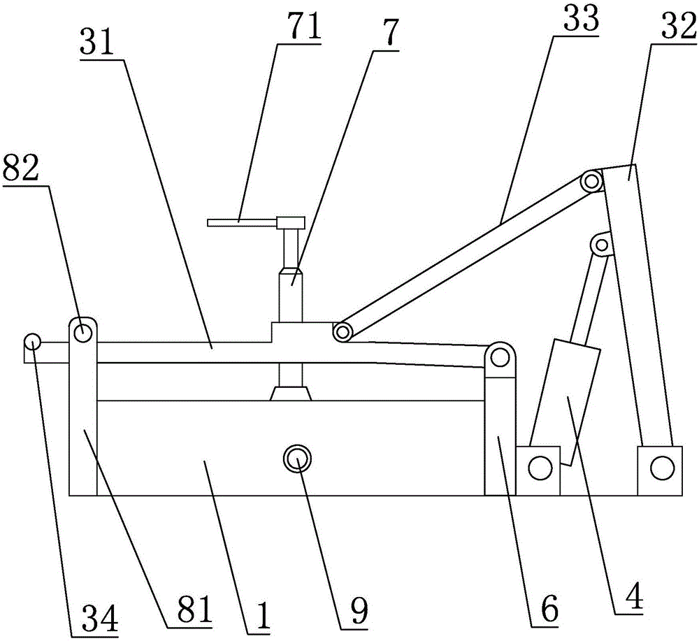 Air-pressure-assisted background plate forming machine