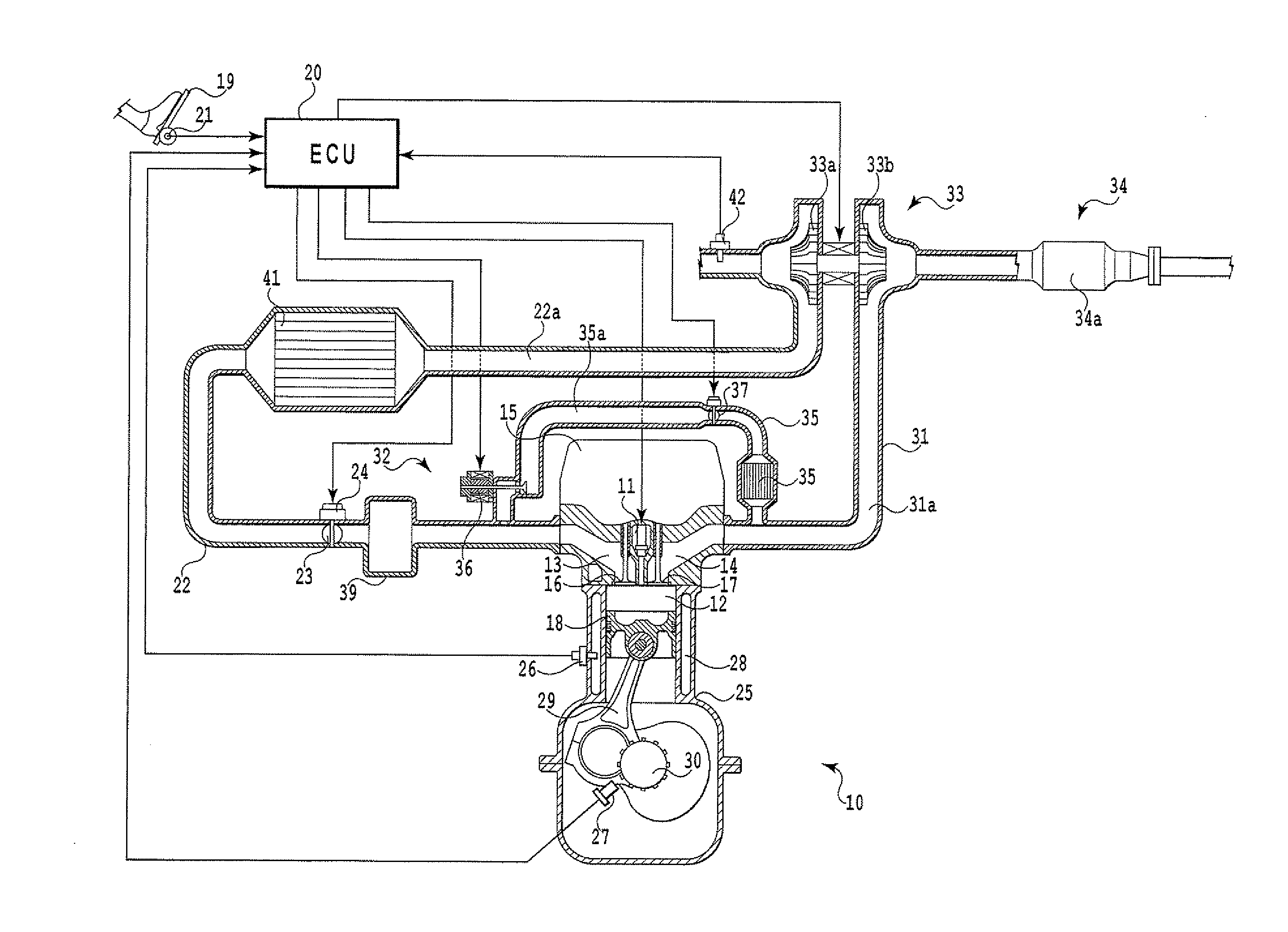 Exhaust gas recirculation device