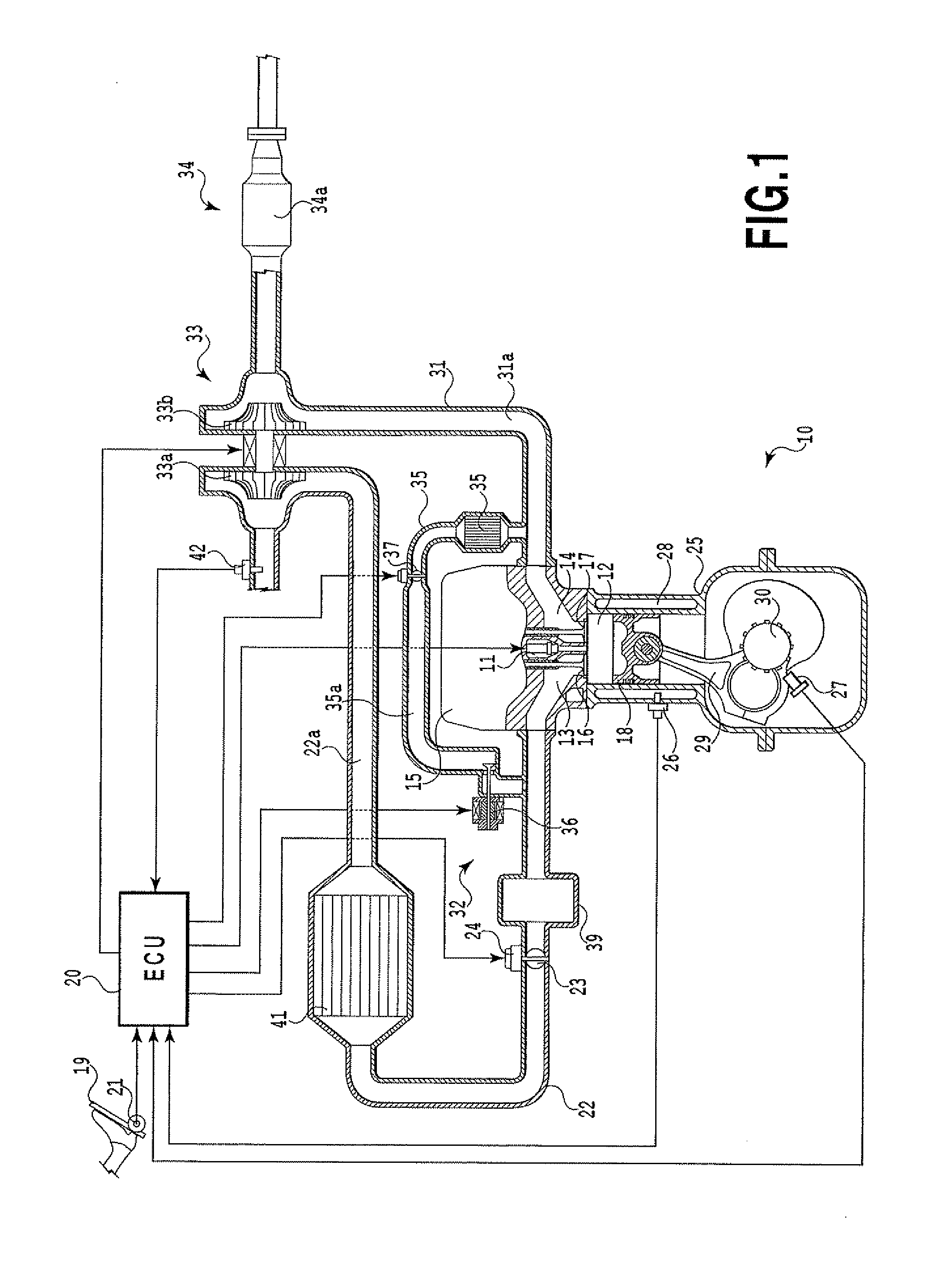 Exhaust gas recirculation device