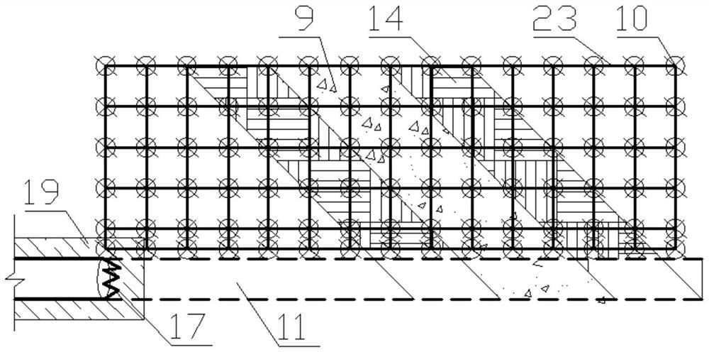 Water-rich fault tunnel face water inrush evolution simulation test device and method