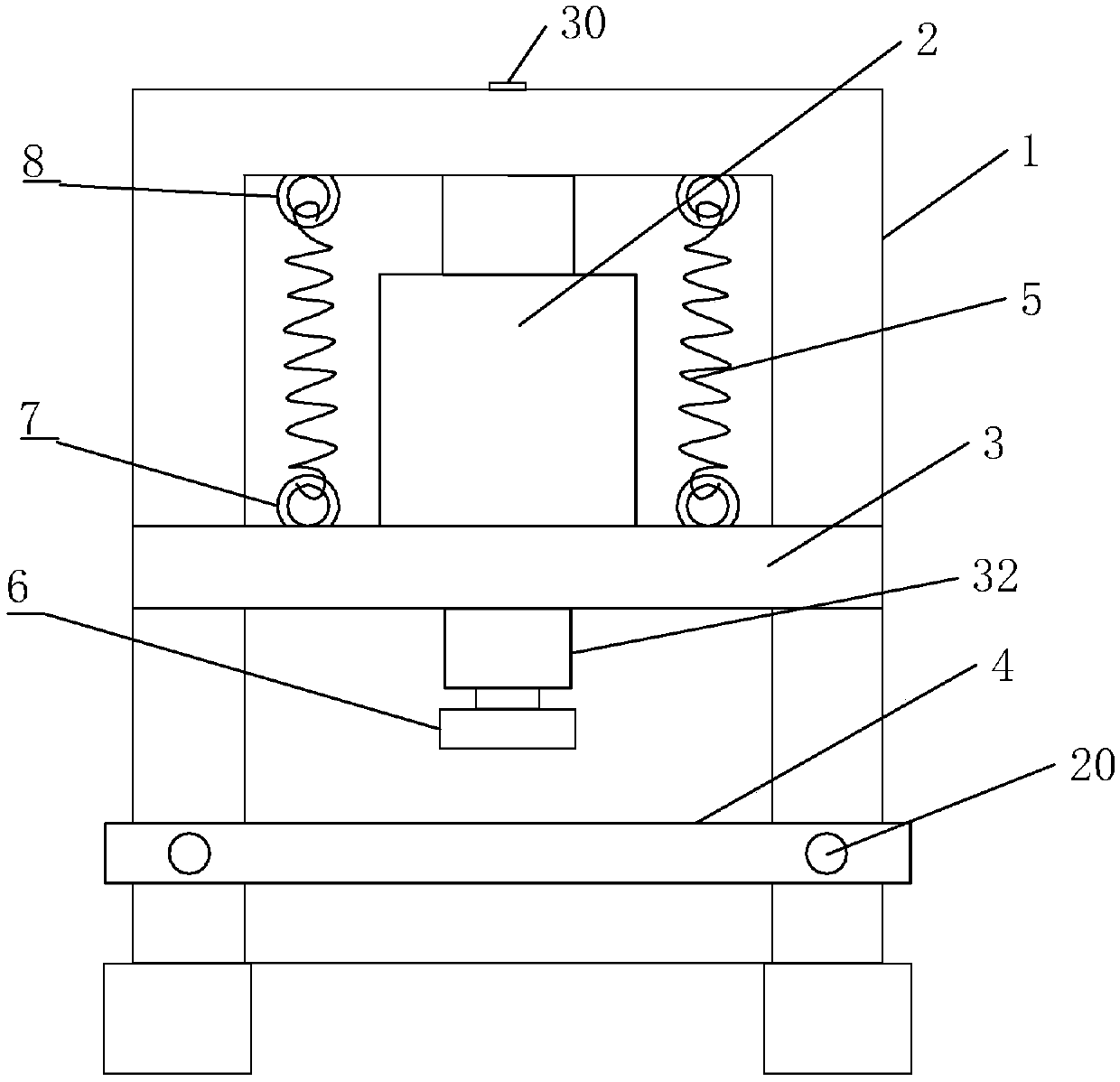 Multifunctional bearing disassembling device with adjusting function