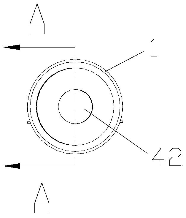 Hydraulic jet infinite stage fracturing device and fracturing method