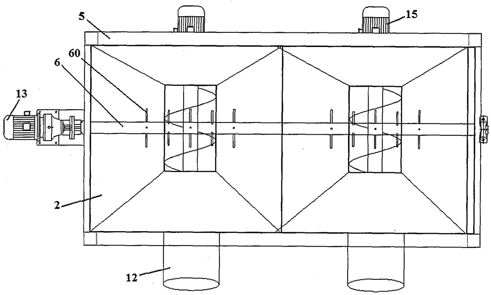 A long tube bag filling machine for flood prevention and rescue