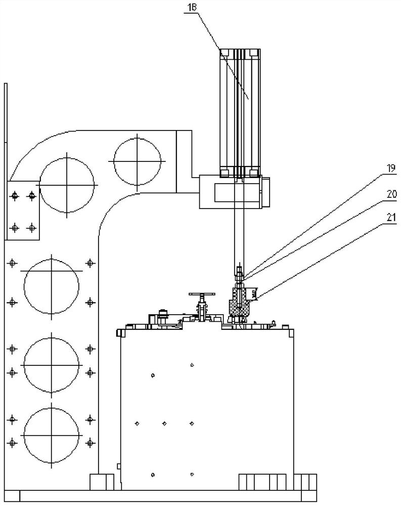 Automatic press-fitting equipment for barometer pointer