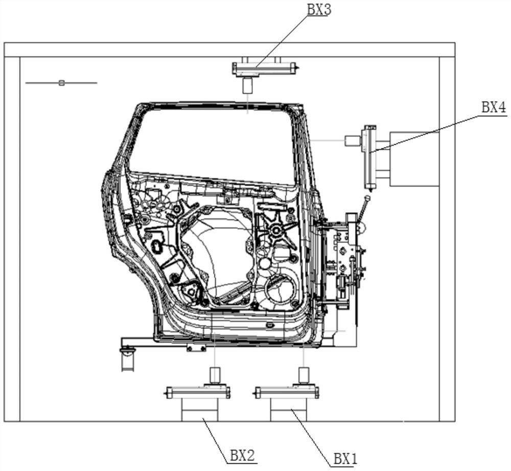 Space positioning method and system based on contour sensor