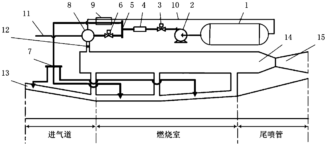 Liquid Nitrogen Cooling System for Scramjet