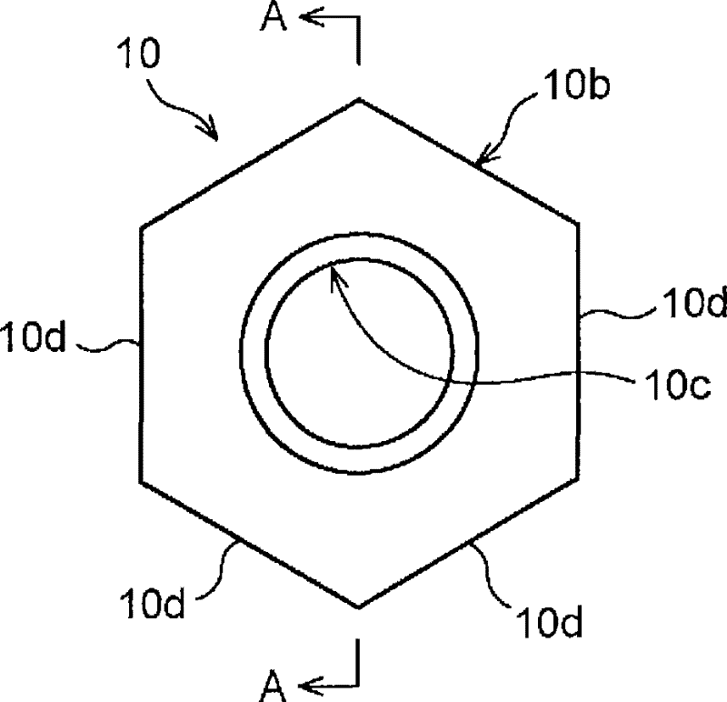 Nut for reinforcing bar