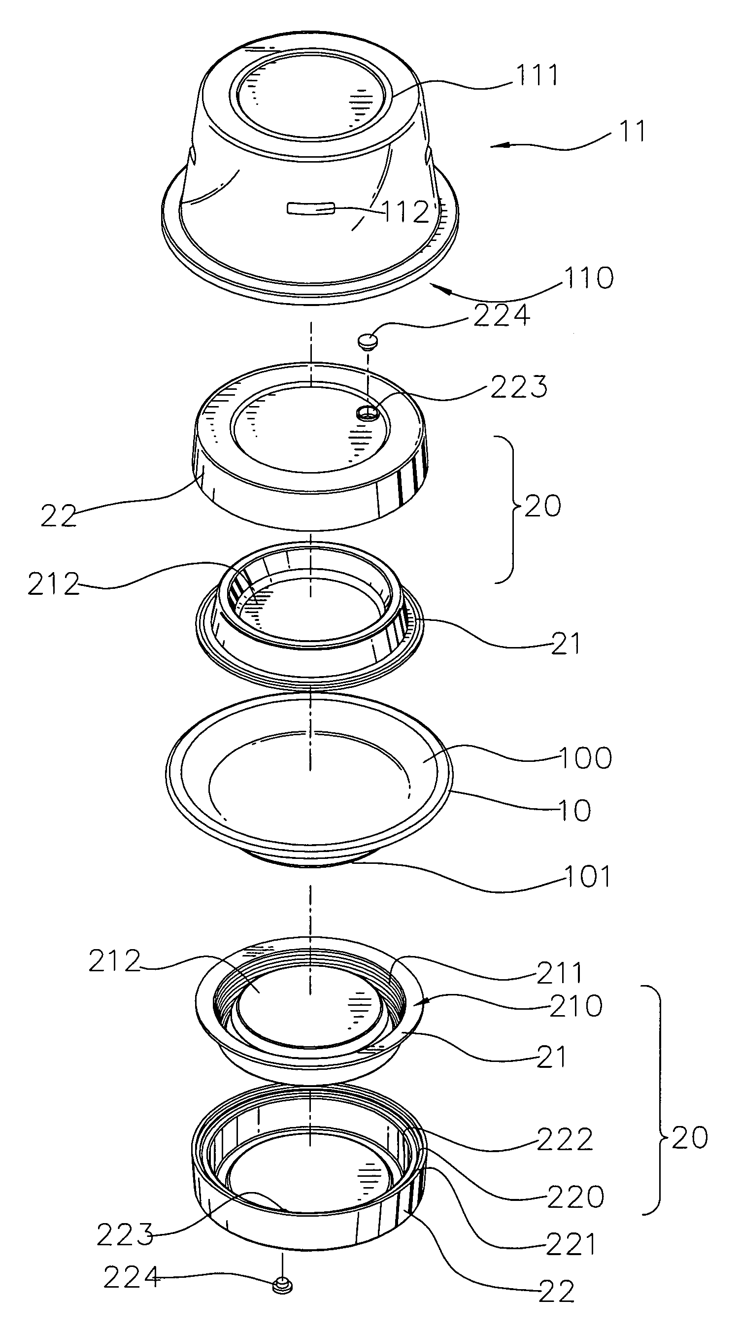 Portable heat exchanging device