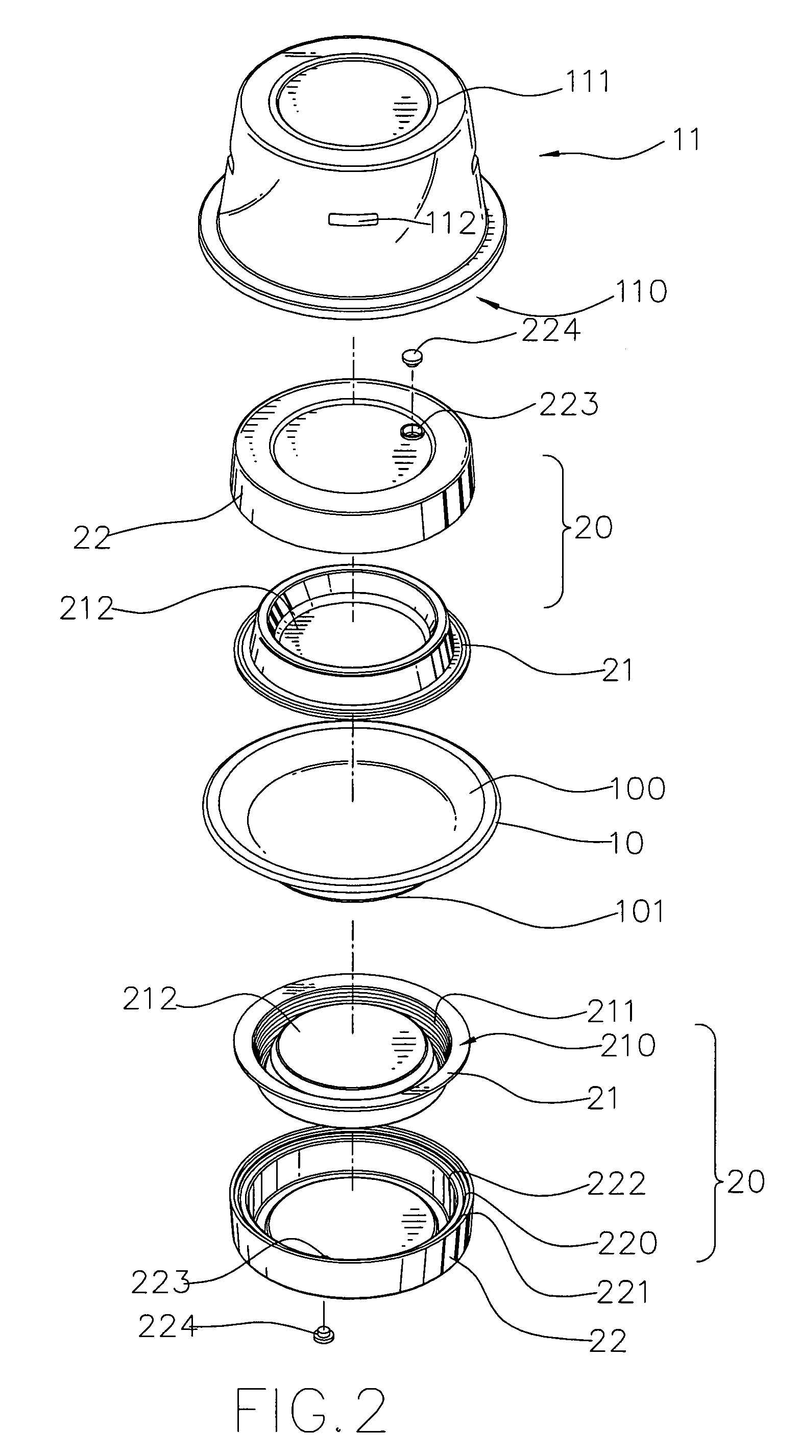 Portable heat exchanging device