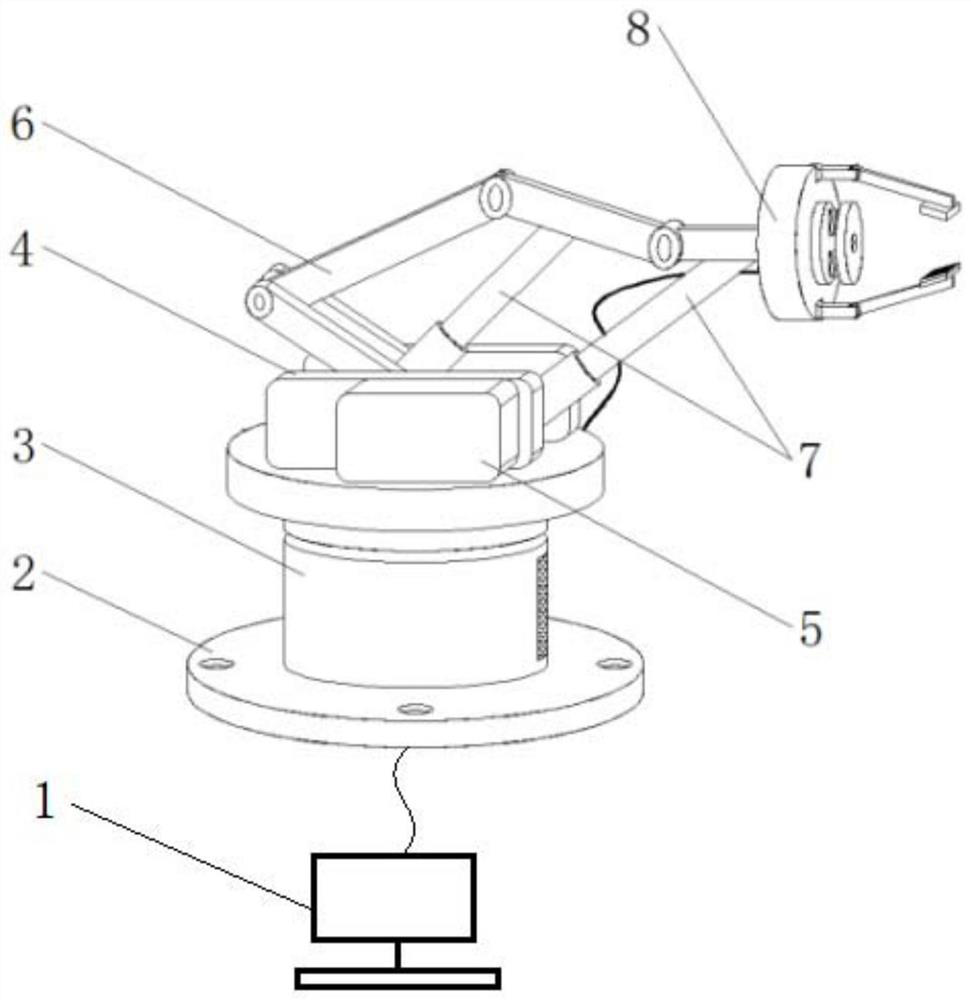 An automatic grabbing and palletizing robot for assembly line